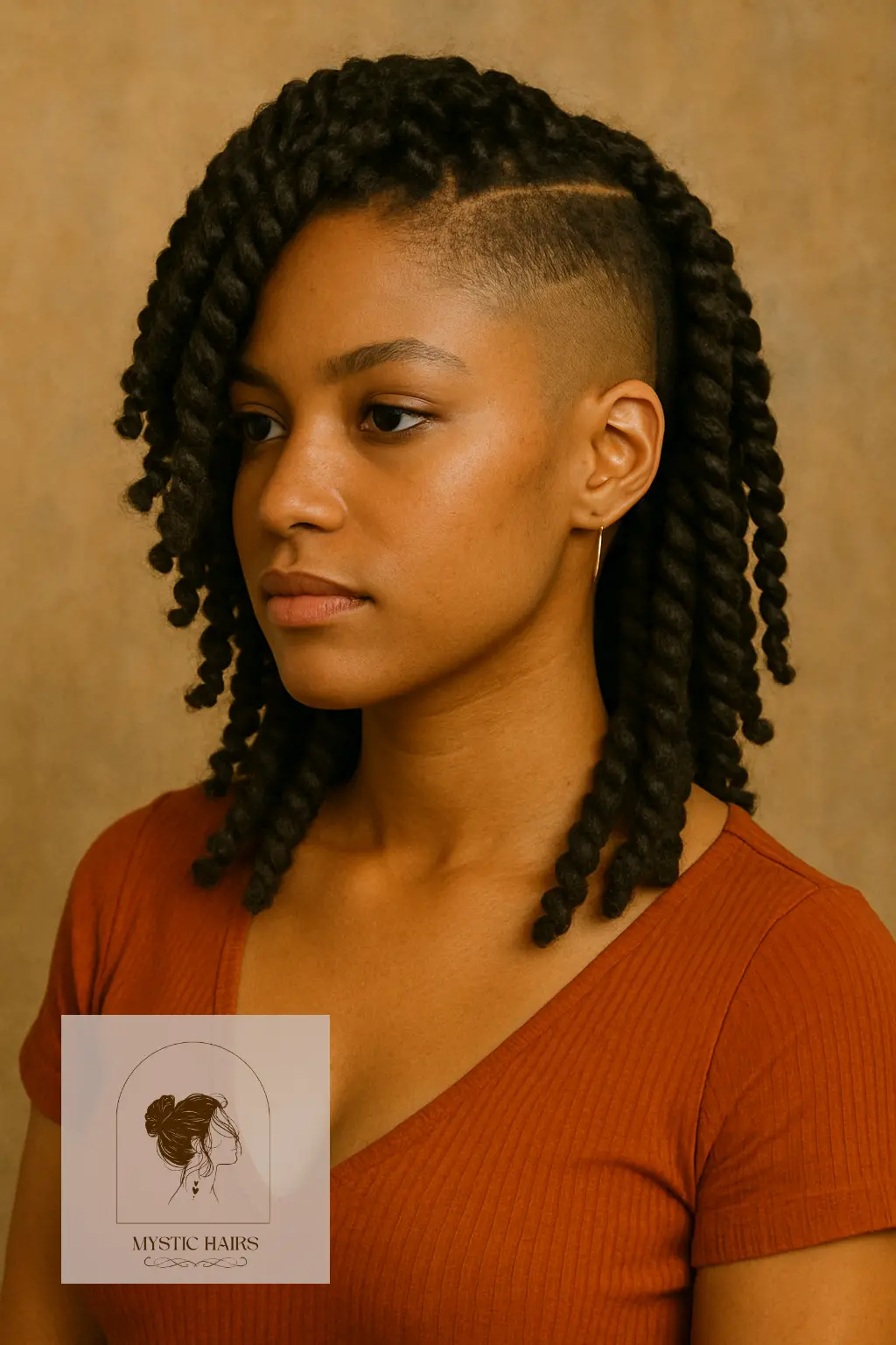 Crochet Twists With Side Shave