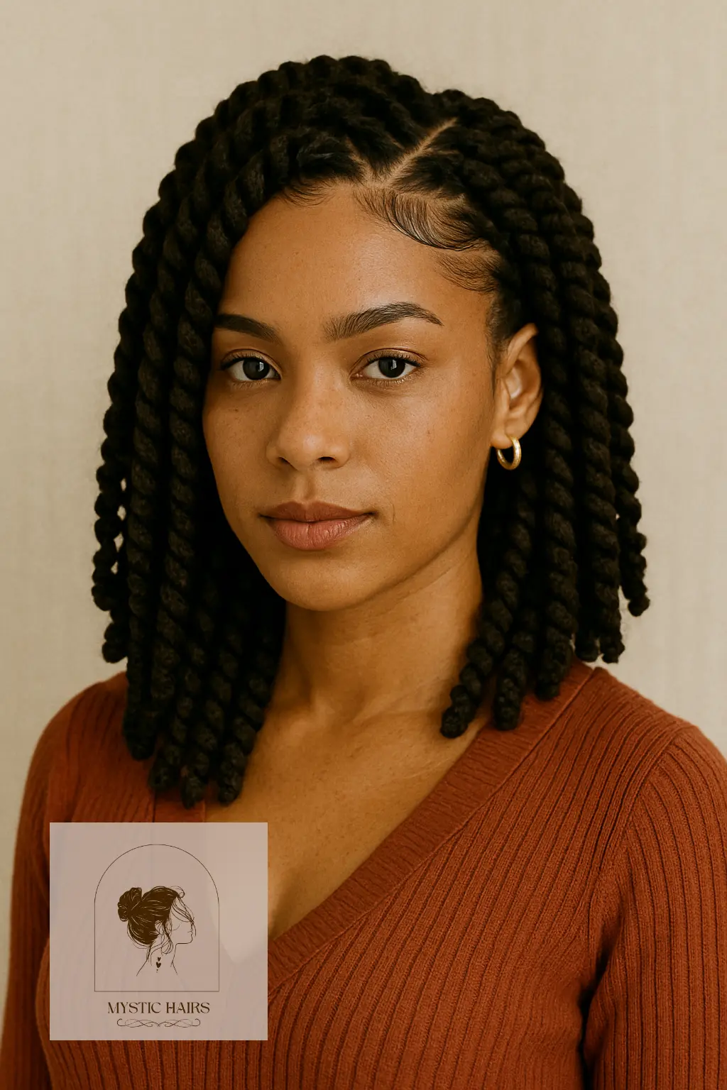 Crochet Twists With Slicked Edges