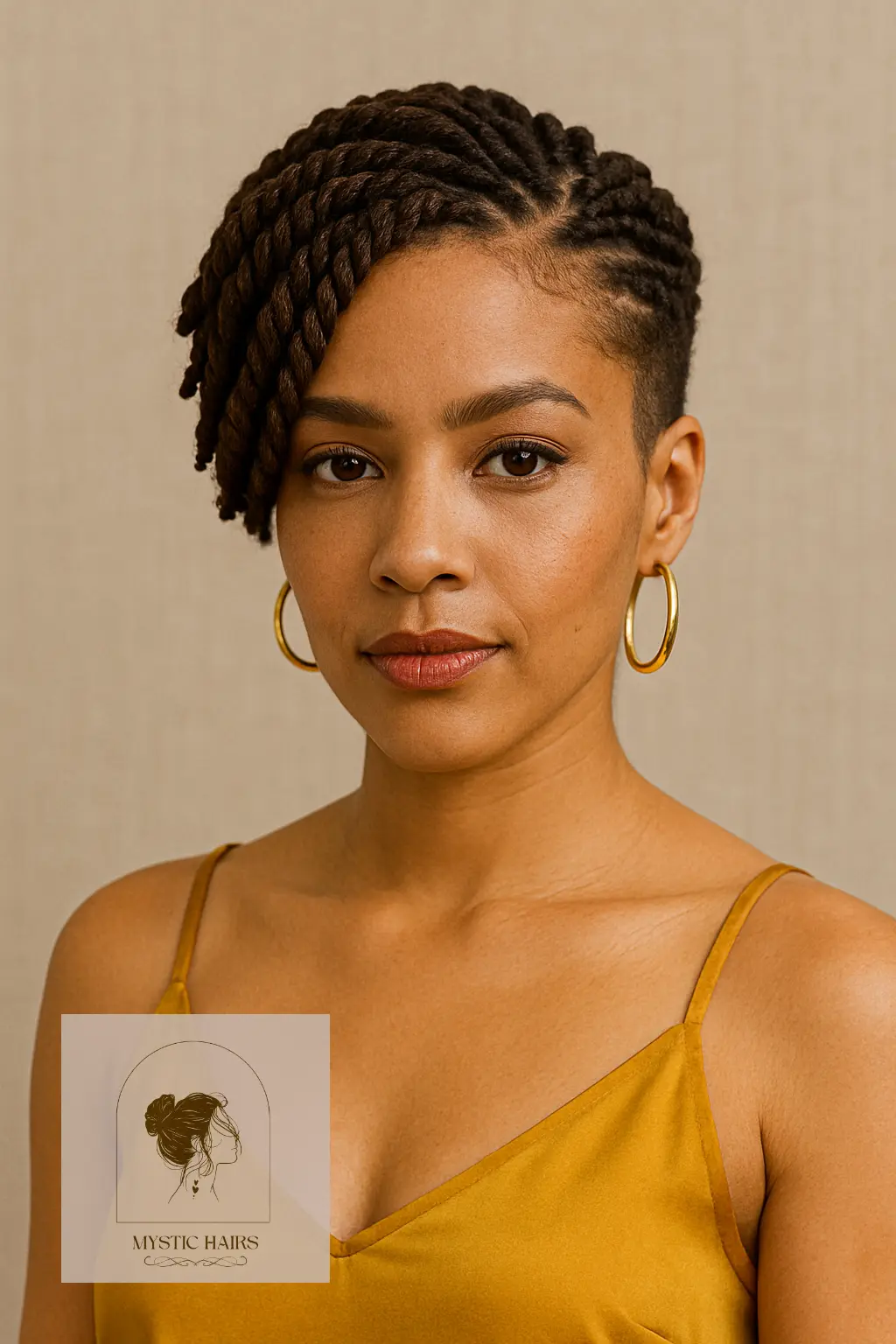Crochet Twists With Tapered Sides