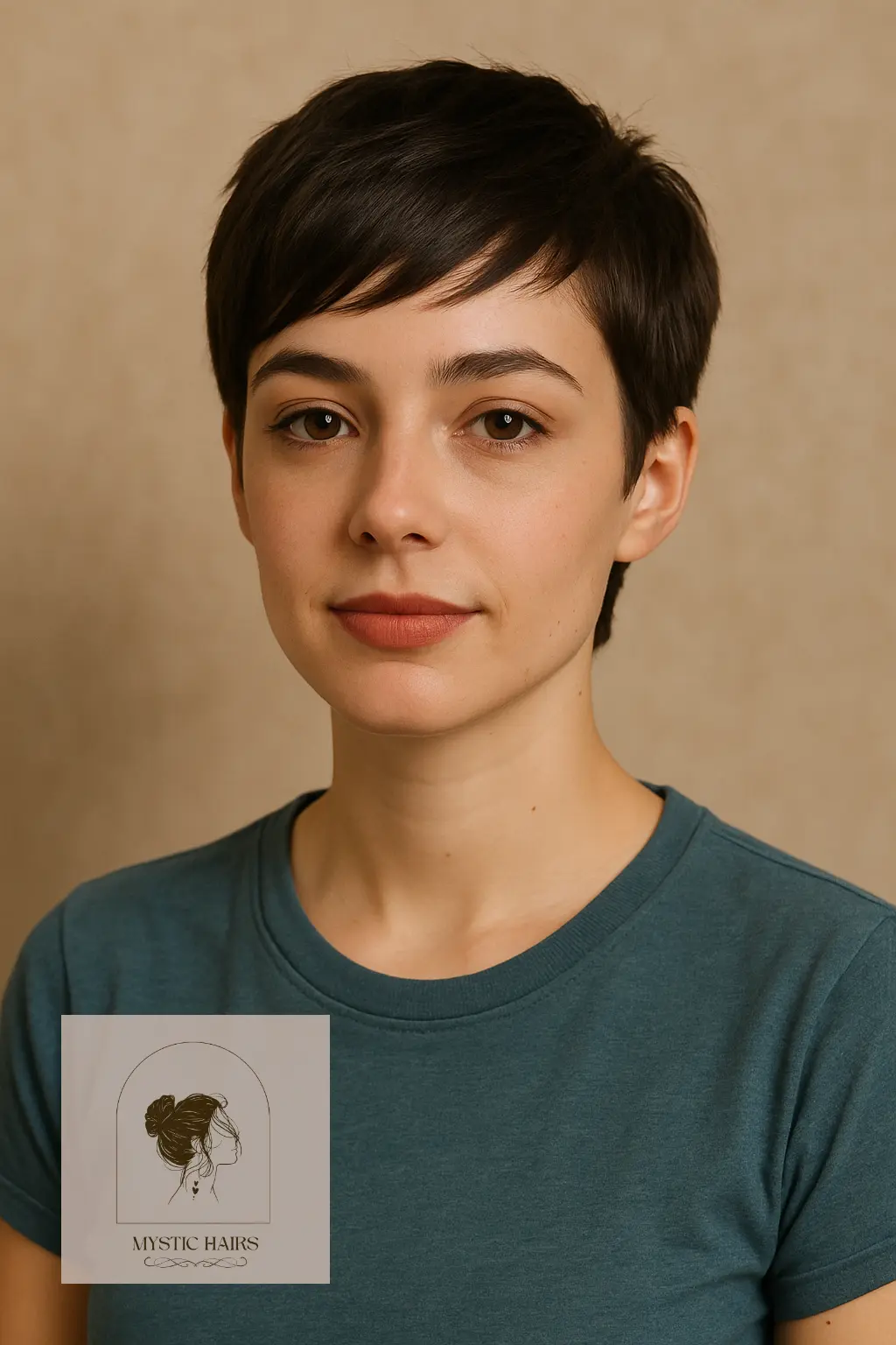 Cropped Cut with Side Bangs