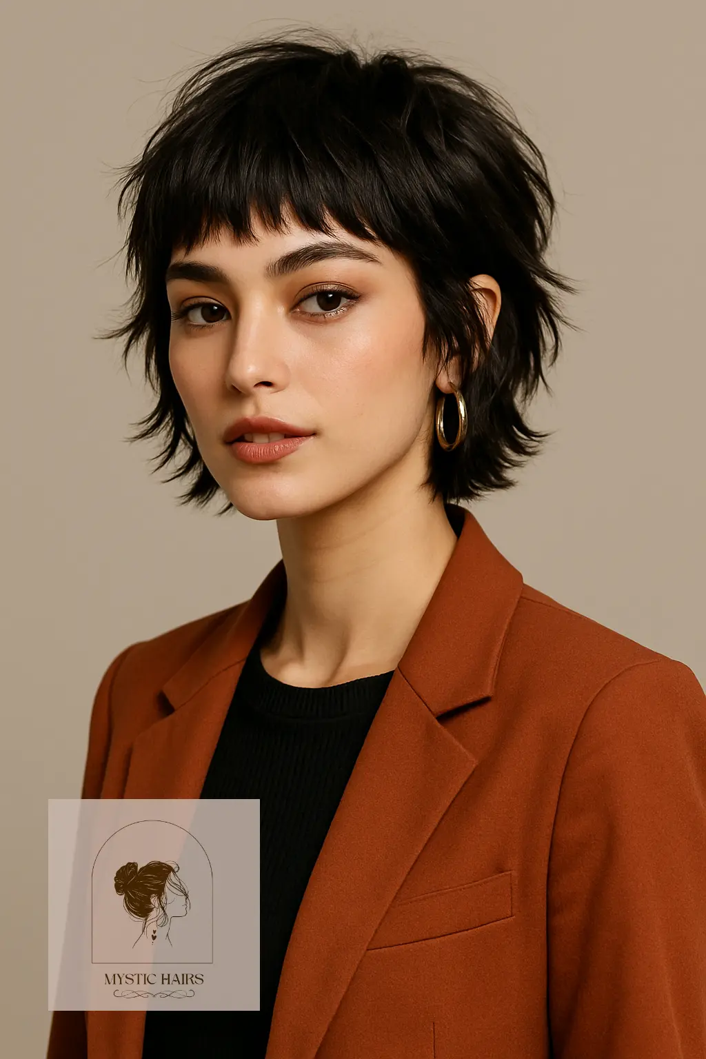 Cropped Shag with Piecey Bangs