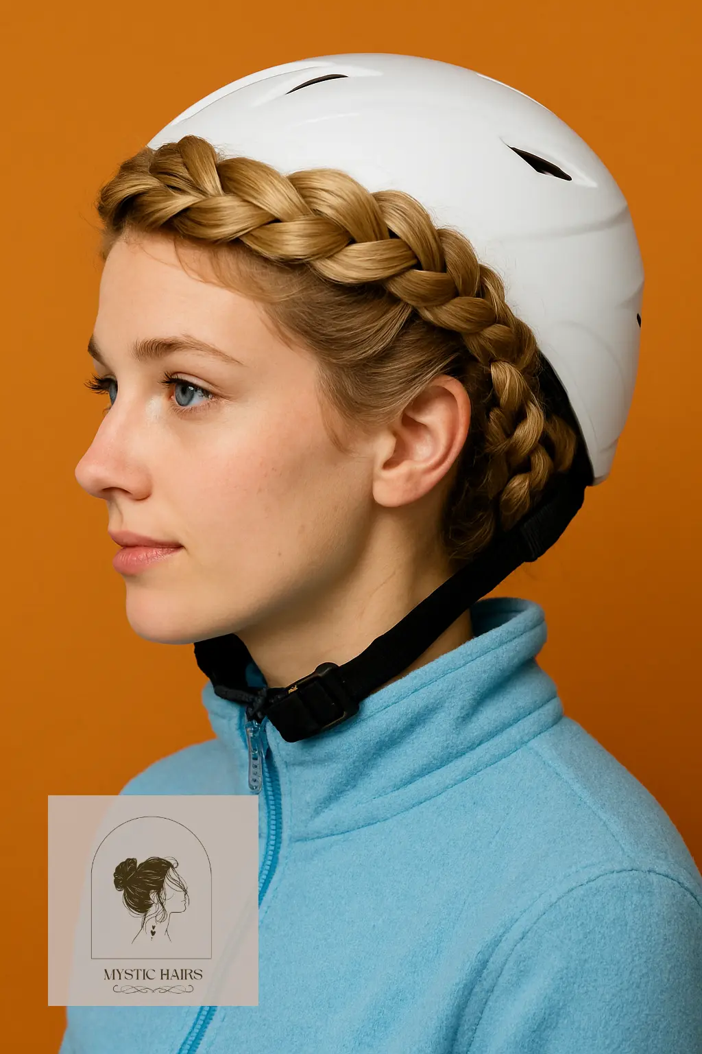 Crown Braid with Tucked Ends