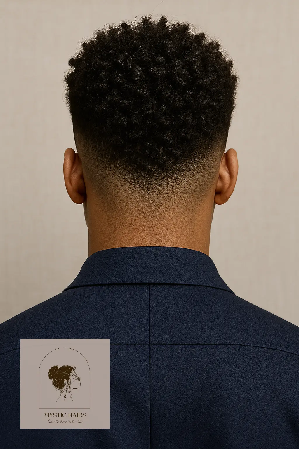 Crown-Focused Curls with Fade