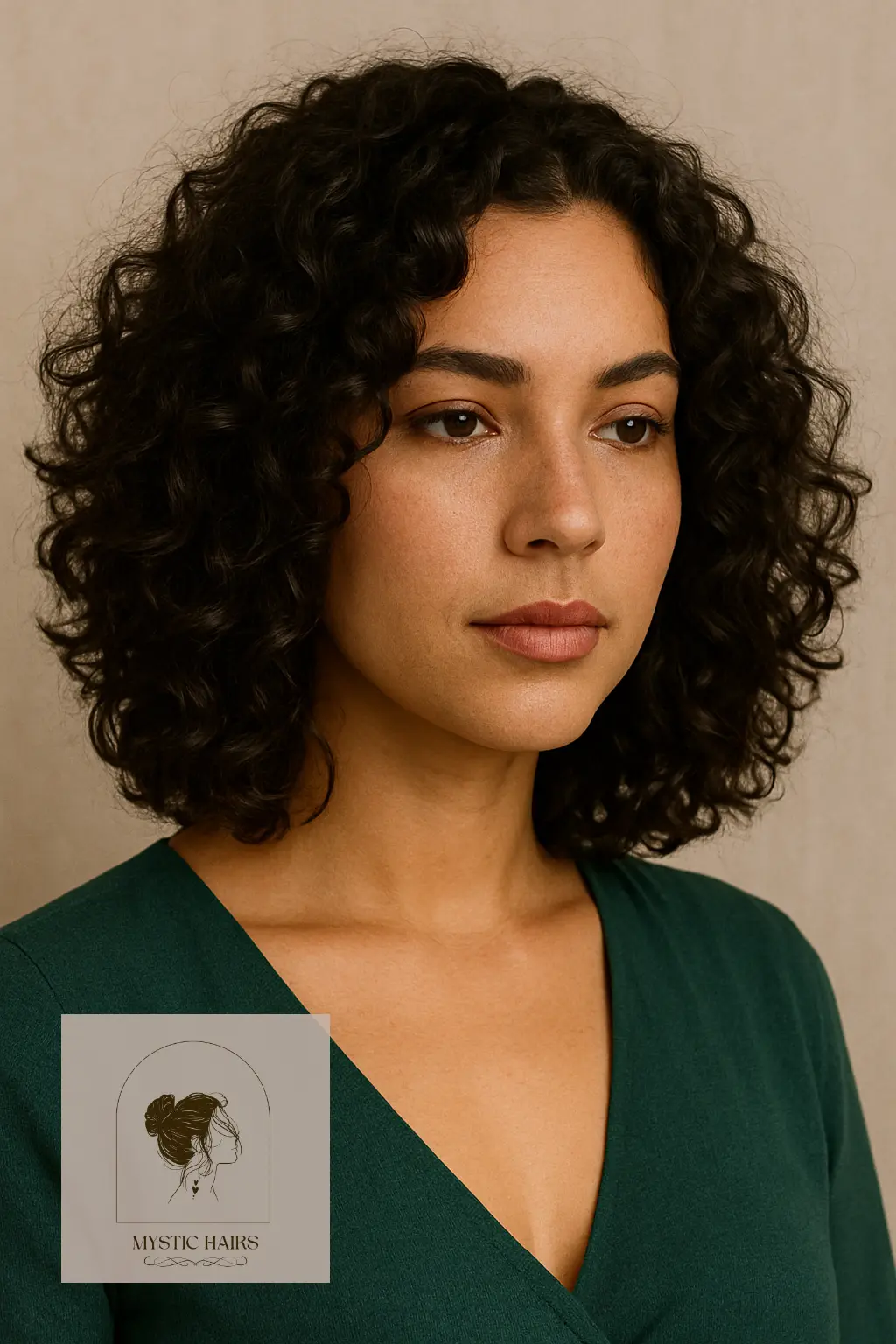 Curly Lob With Volume Layers