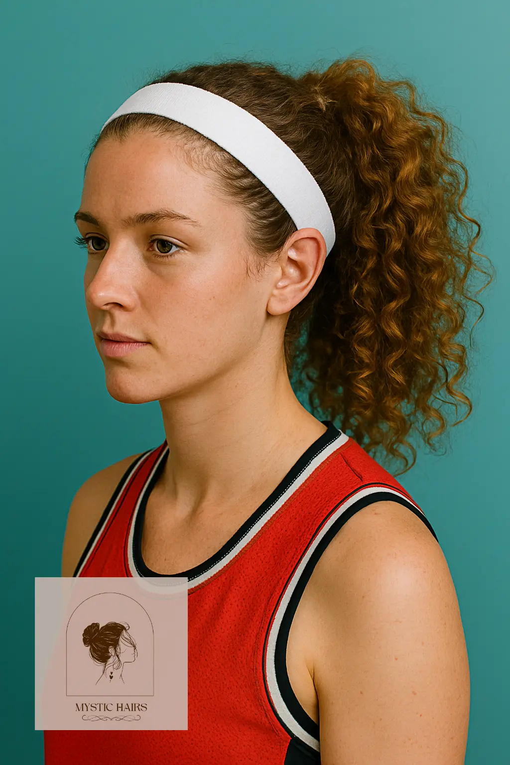Curly Ponytail with Headband