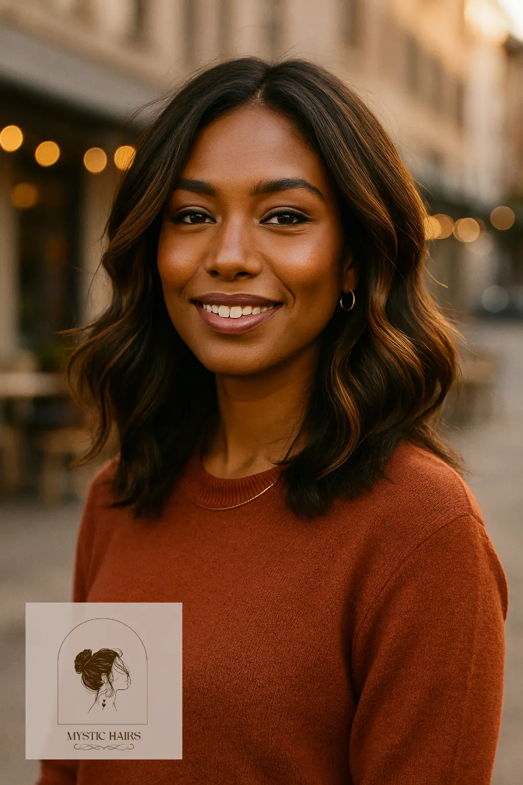 Dark Chocolate with Caramel Highlights