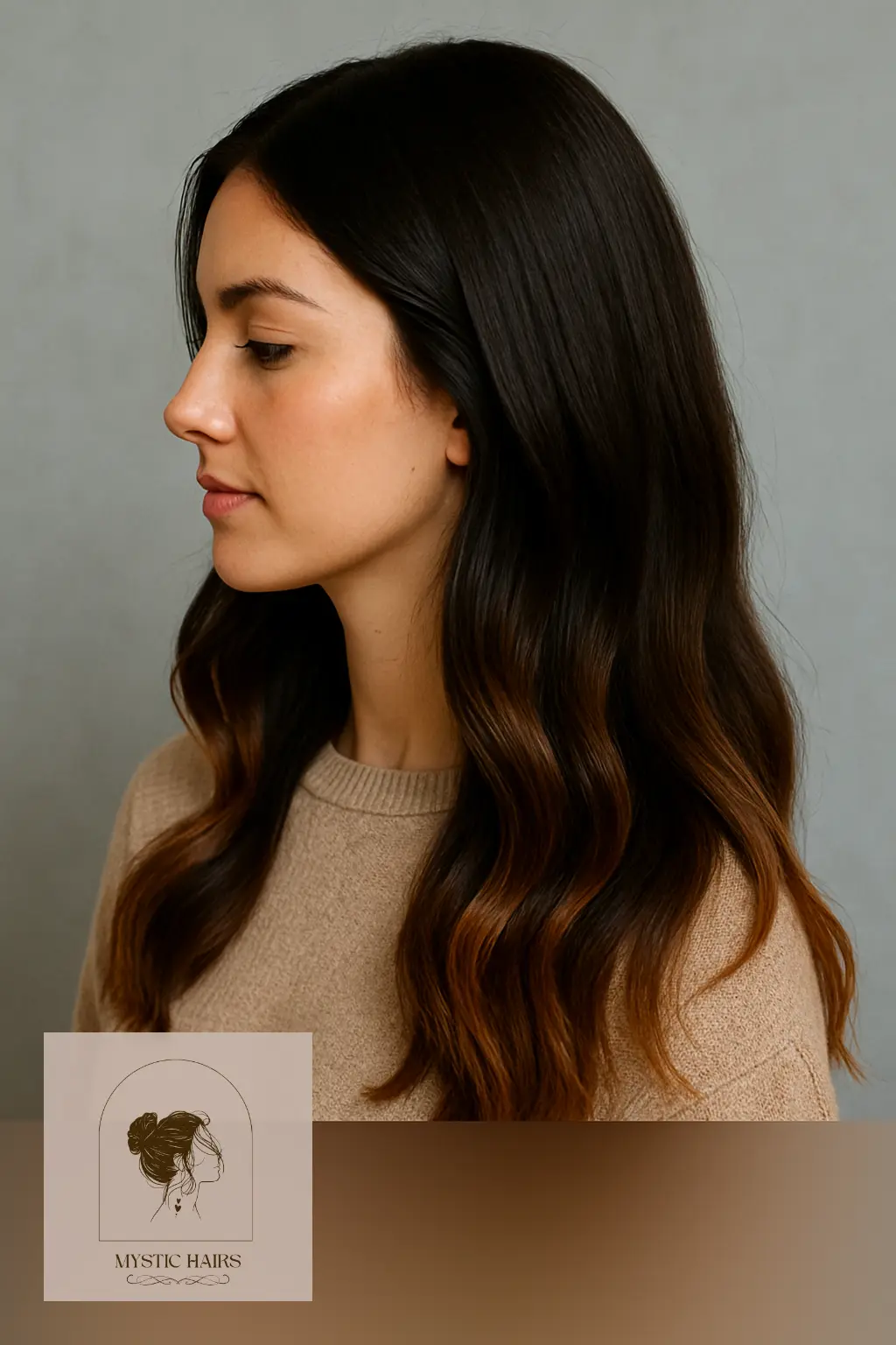 Dark Roots with Toffee Ends
