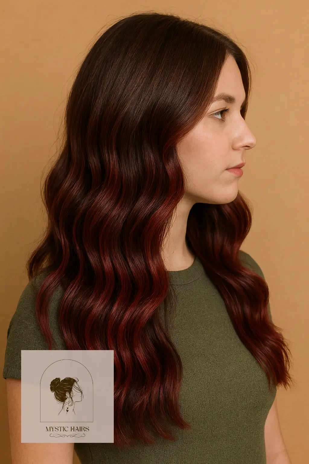 Deep Waves with Cherry Cola Glow