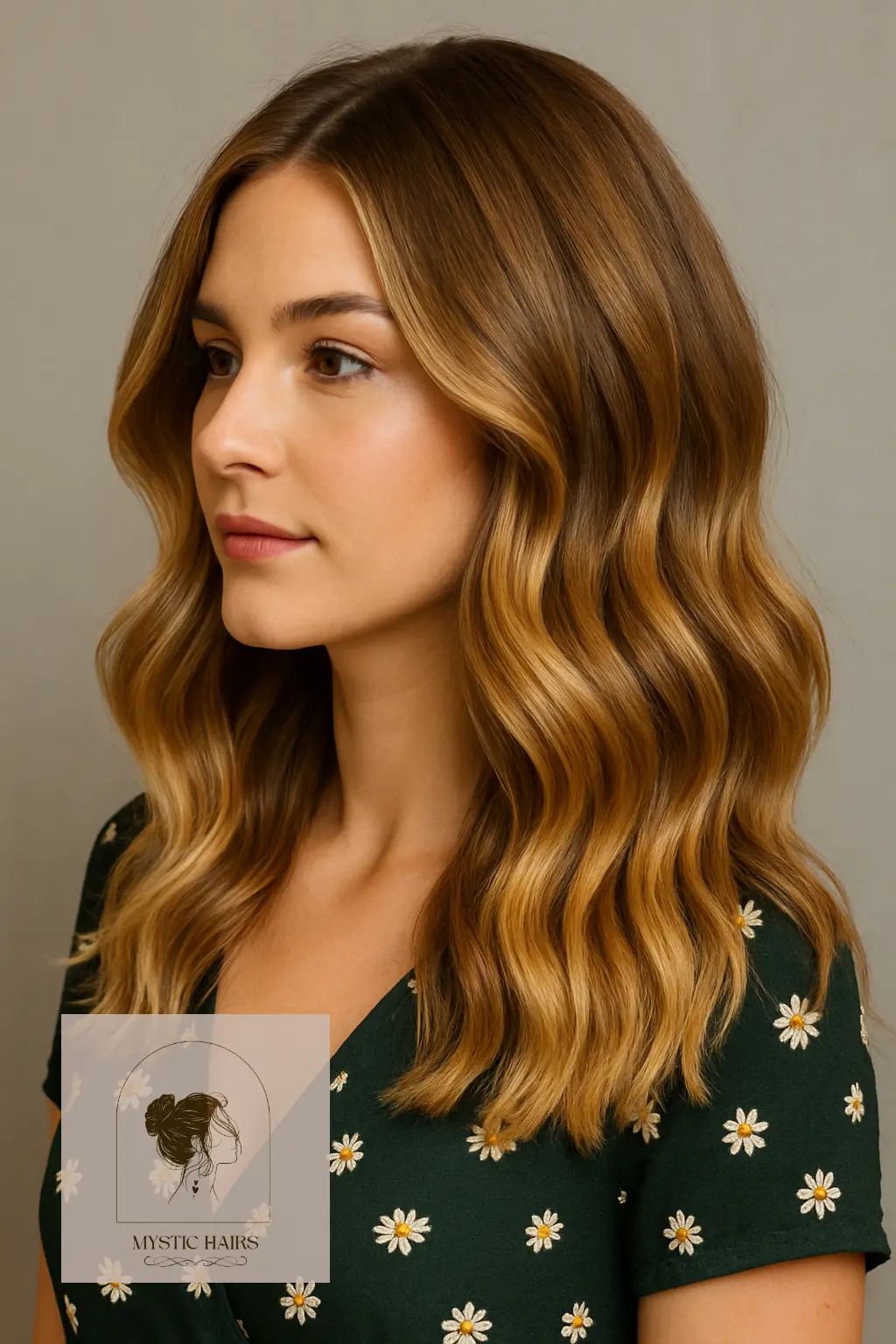 Dirty Blonde with Dimensional Honey Waves