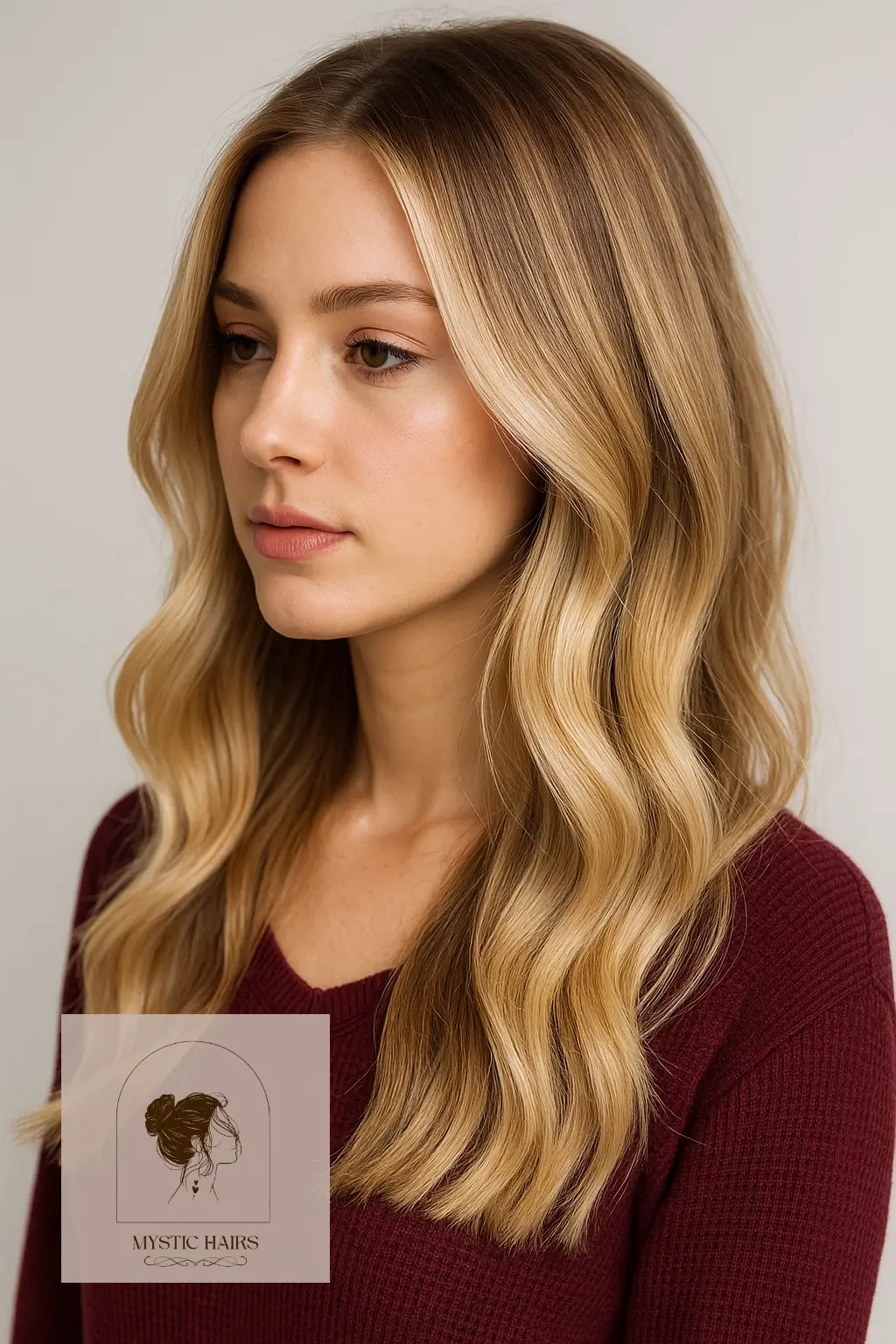 Dirty Blonde with Pearl Blonde Shine