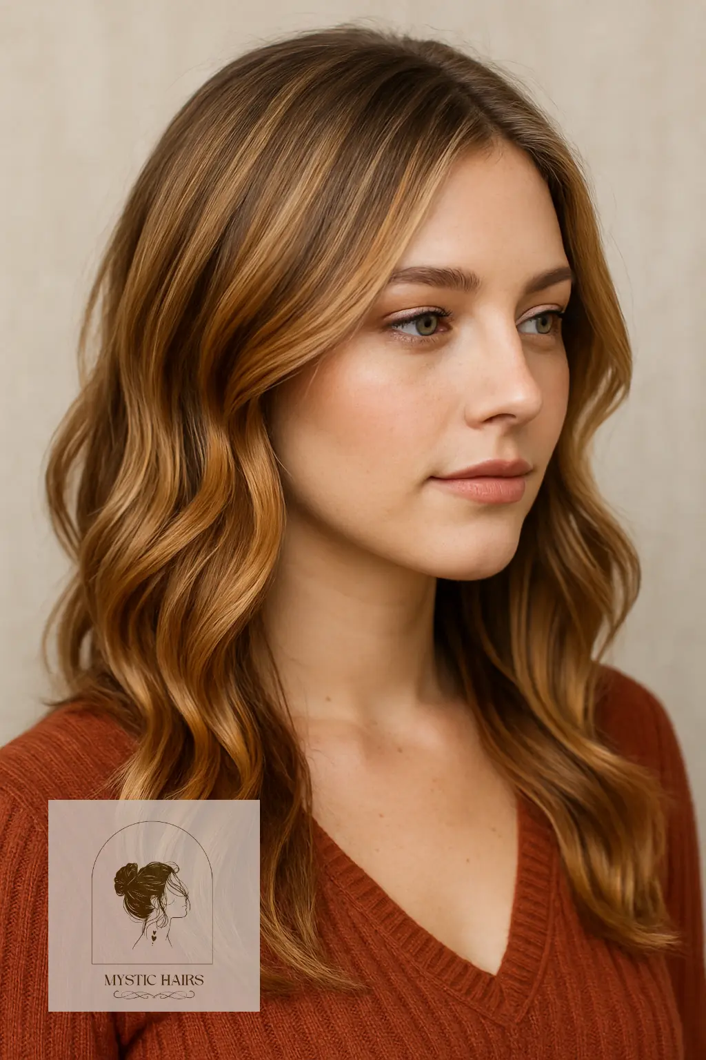Dirty Blonde with Soft Copper Highlights