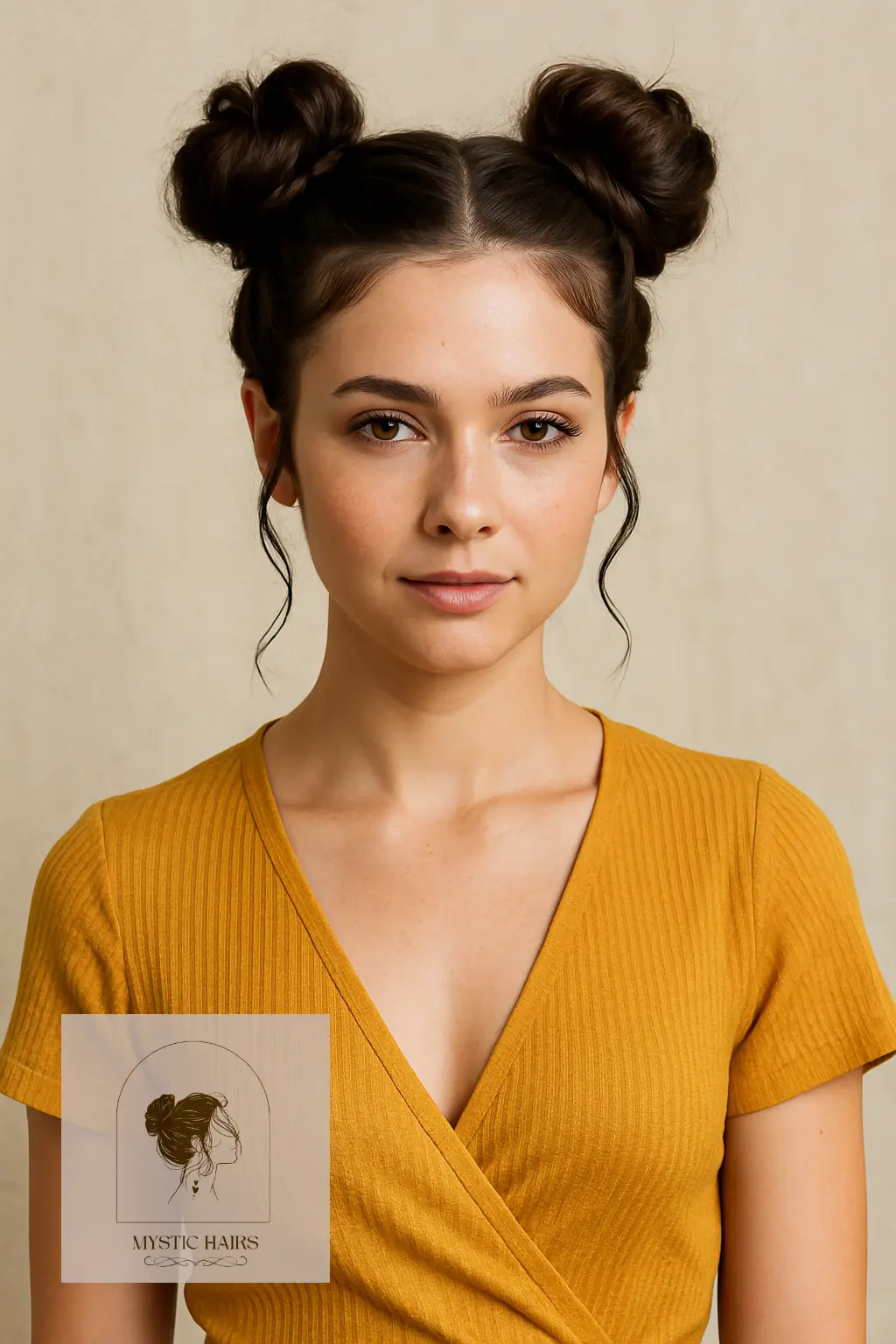 Double Buns With Side Twists