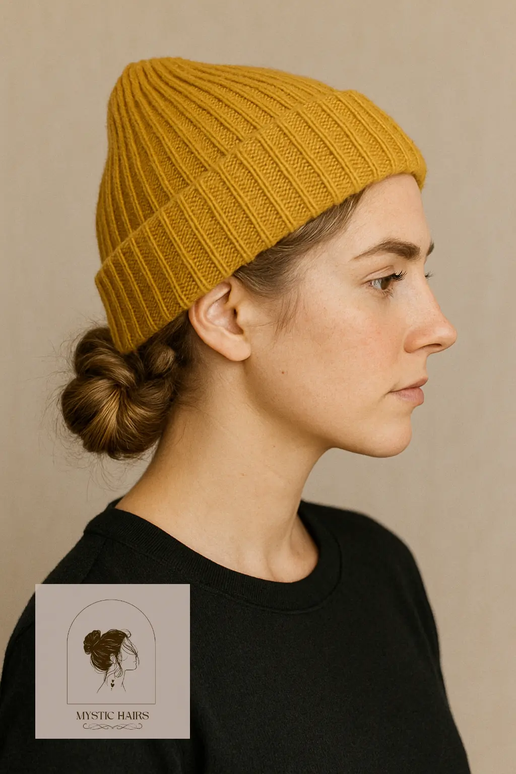 Dutch Braids into a Low Bun
