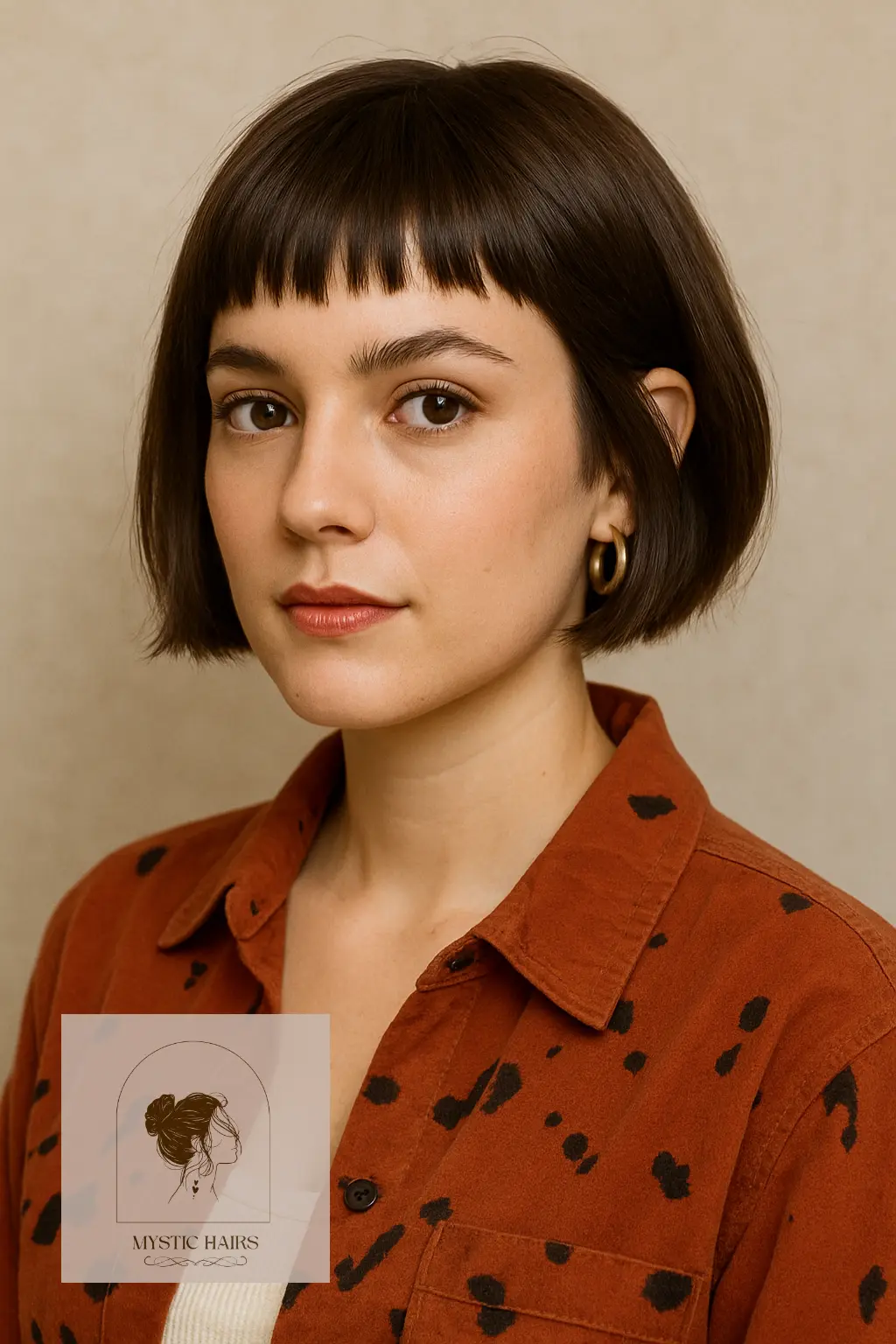 Ear-Length Bob with Razored Bangs