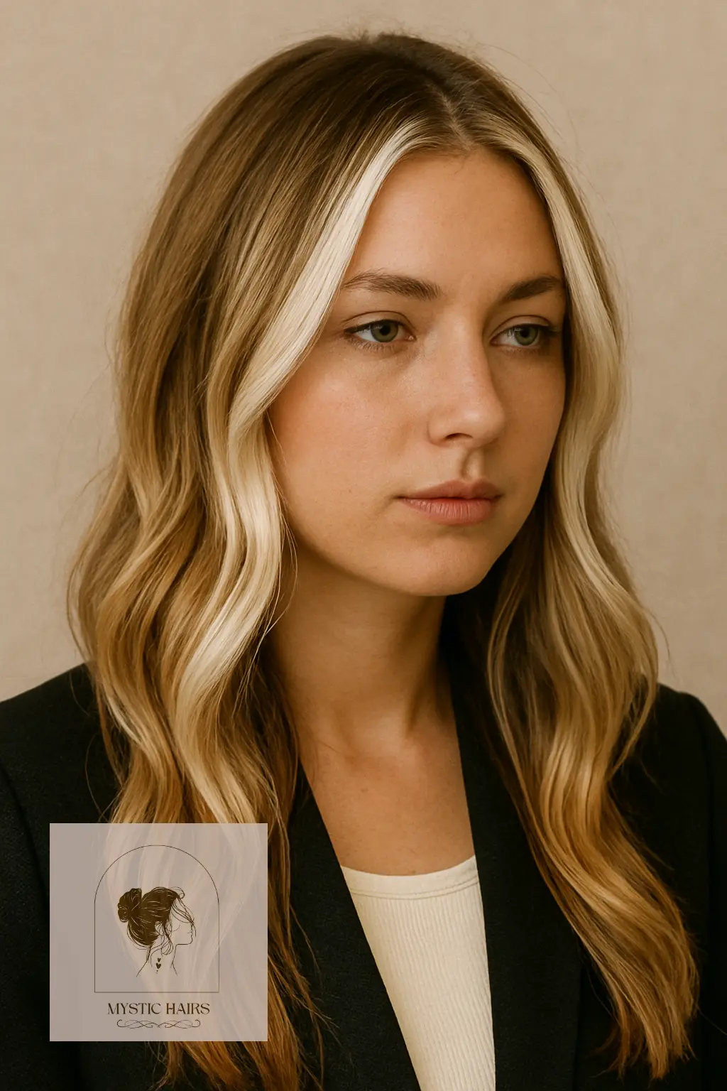 Face-Framing Platinum Streaks
