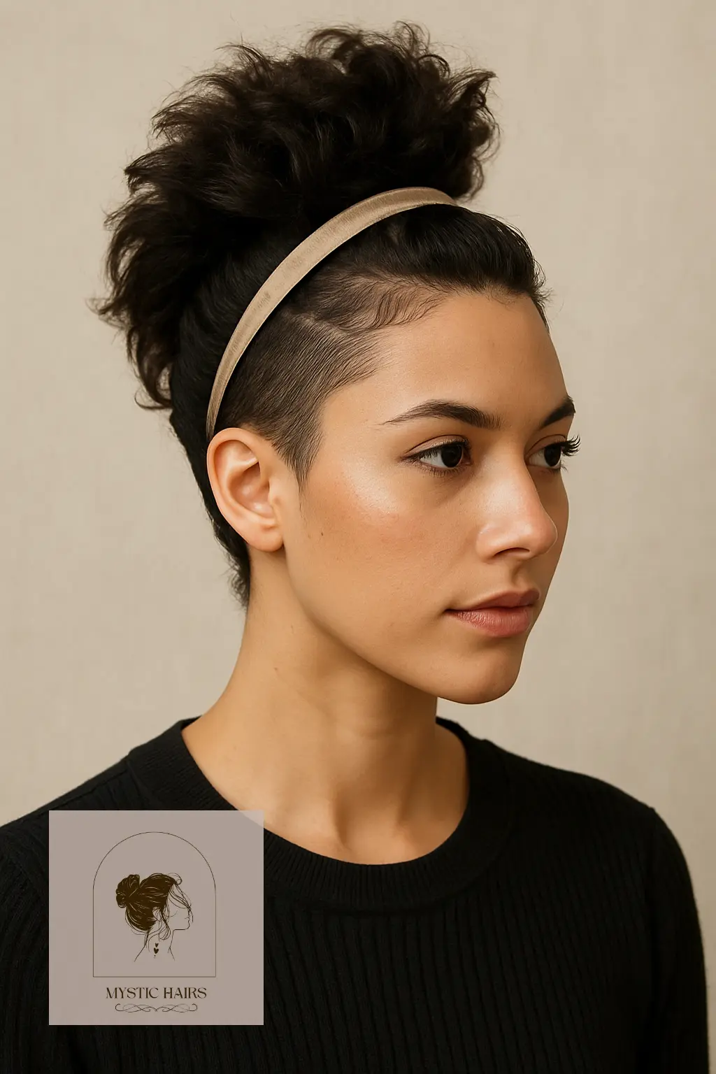 Faux Hawk with Elastic Headband