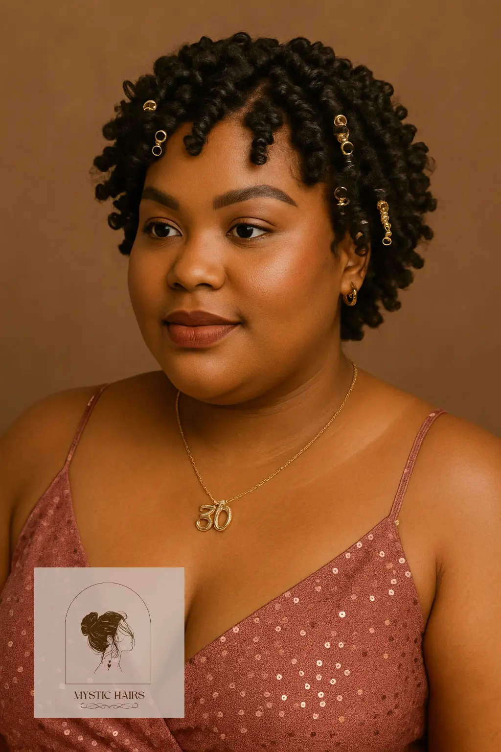 Finger Coils With Hair Jewelry