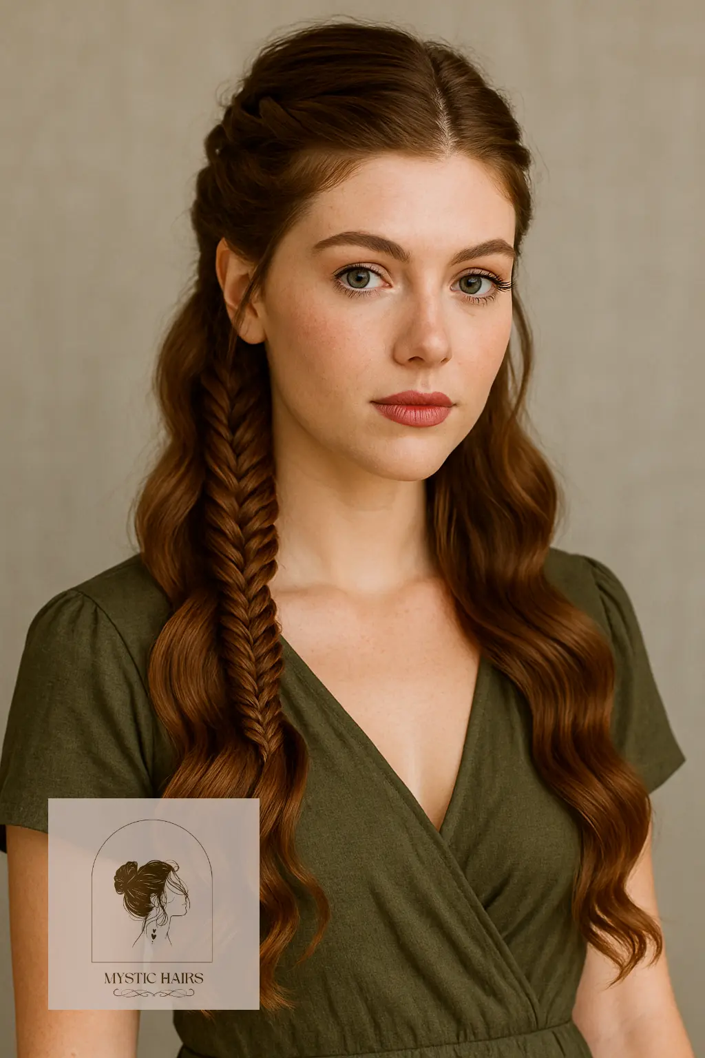Fishtail into Loose Curls