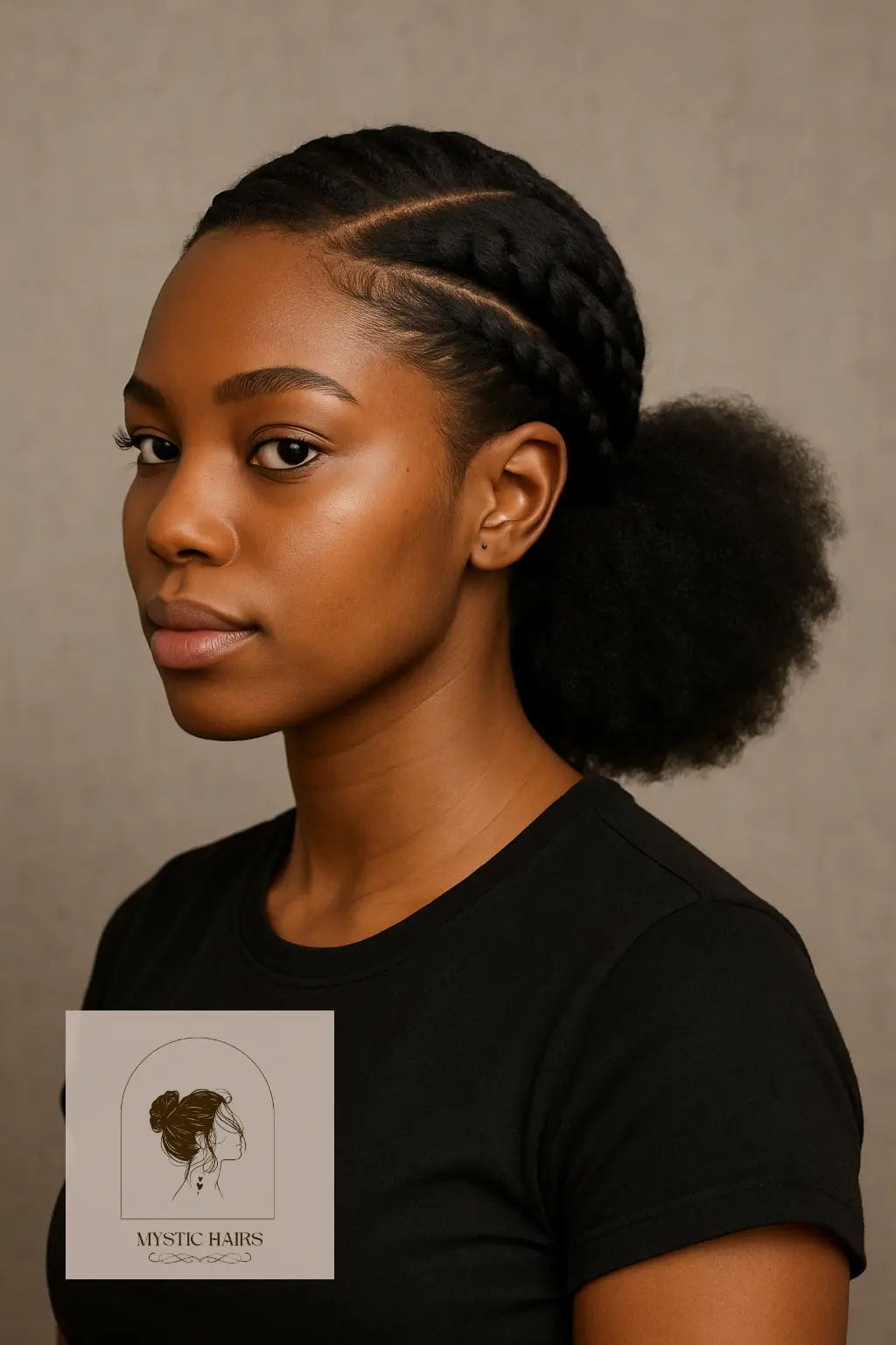 Flat Twist with Low Puff
