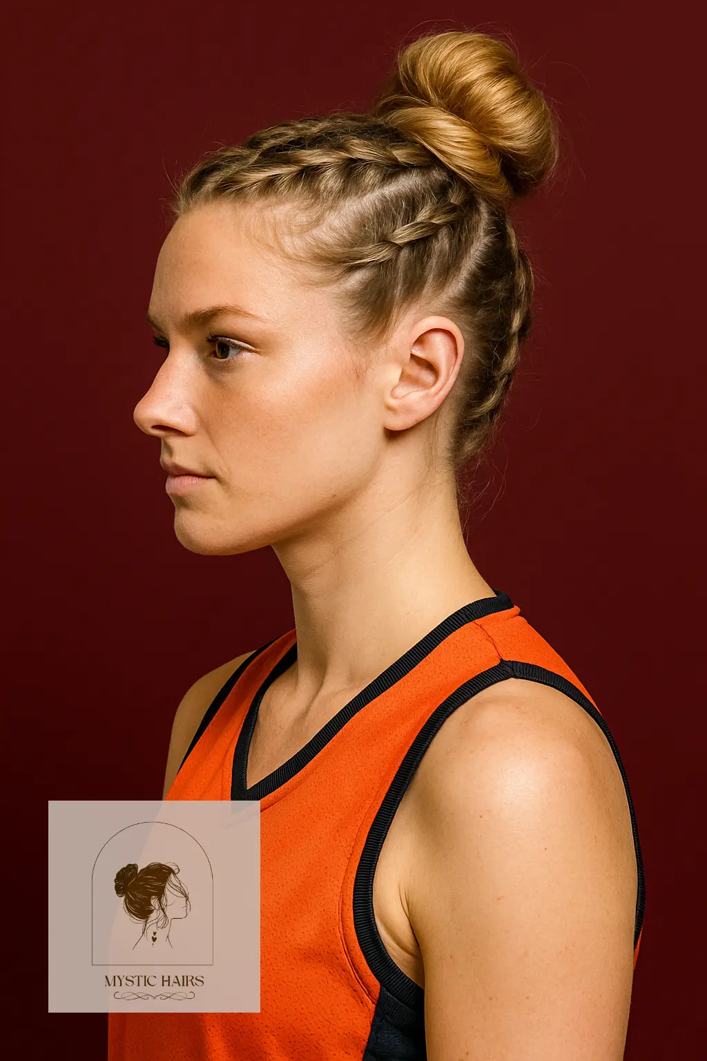 Flat Twists into Top Bun