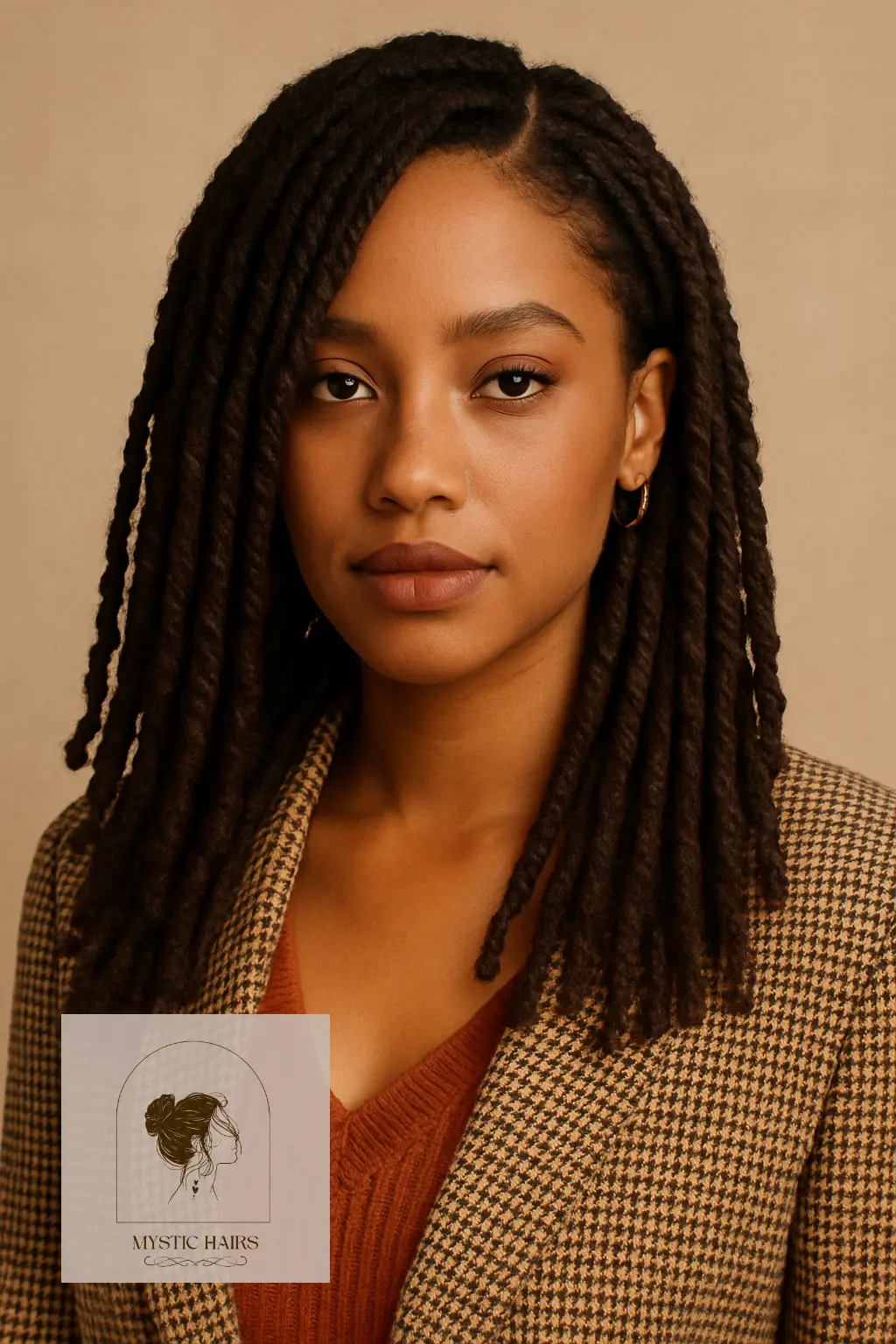 Free-Hanging Side Part Twists