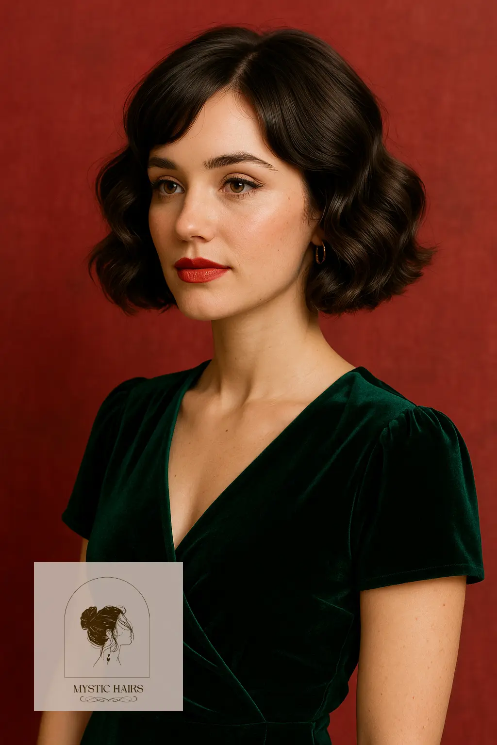 French Bob with Soft Retro Waves