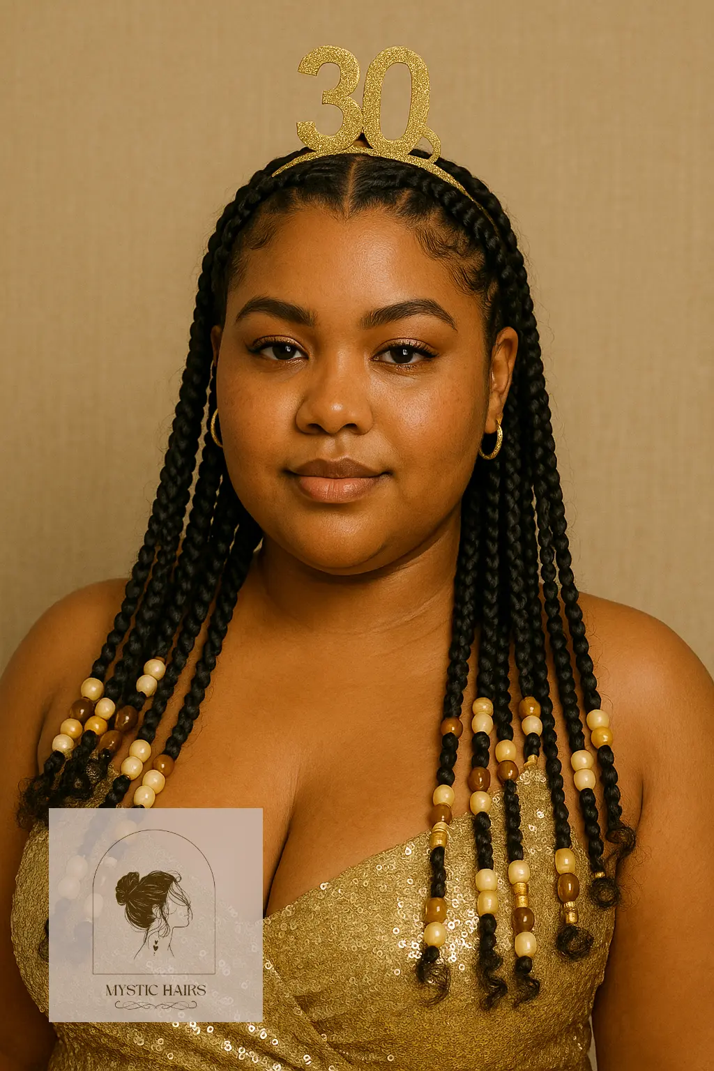 Fulani Braids With Beads