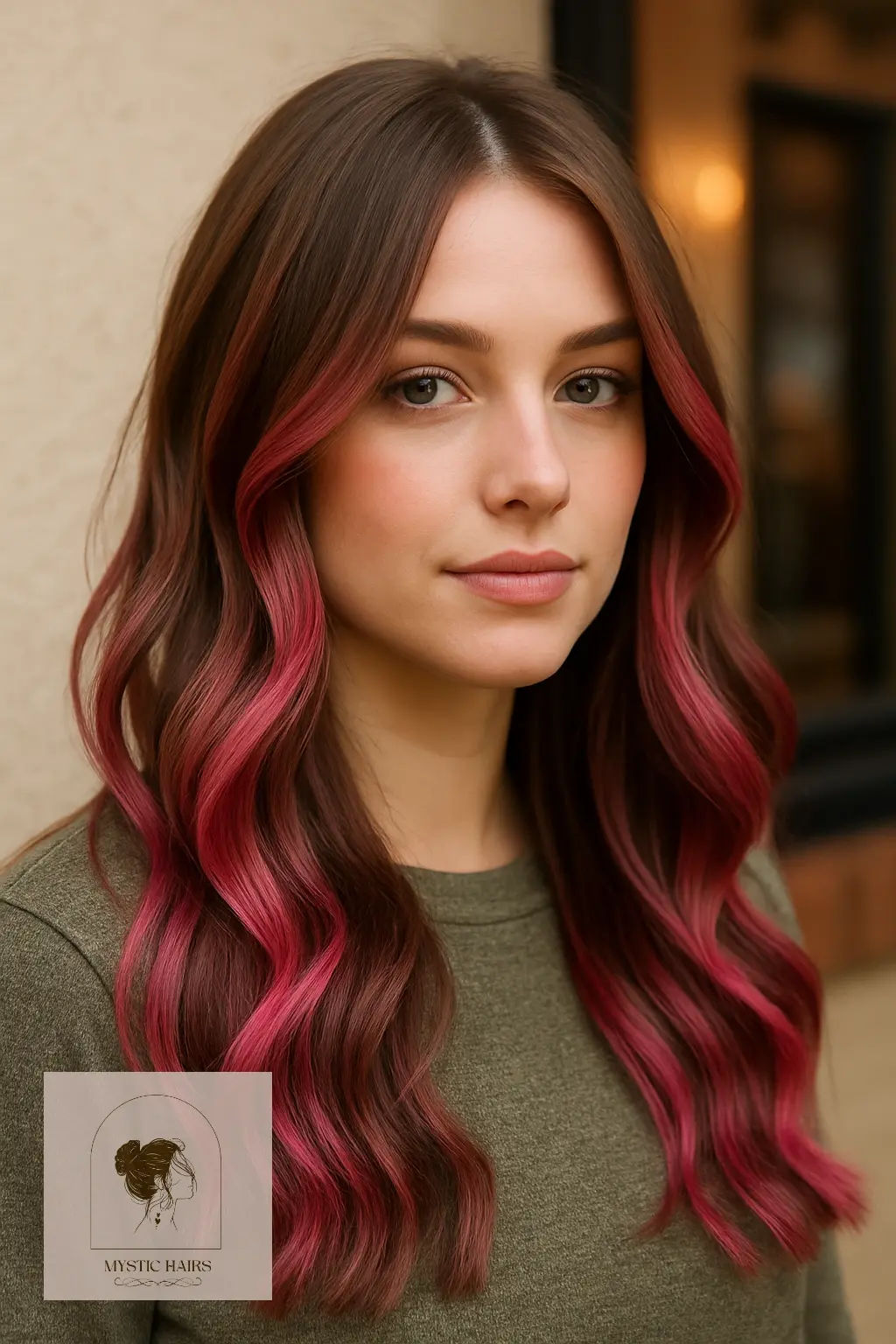 Glossy Brown with Rose Melt