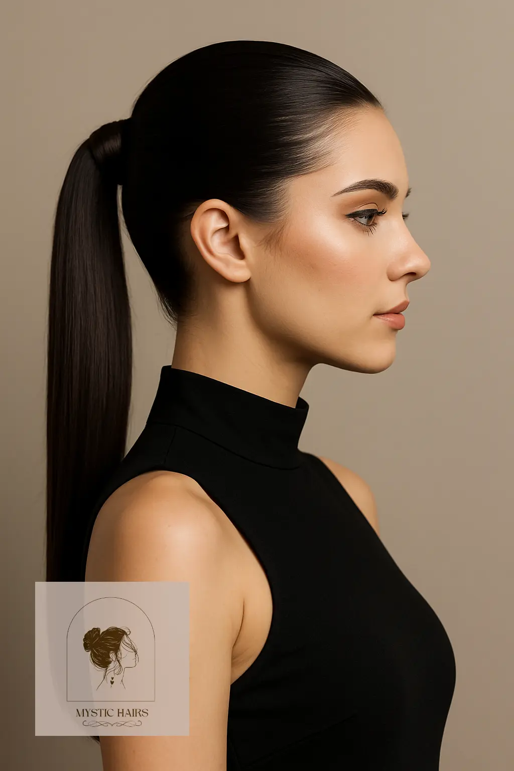 Hair-Wrapped Ponytail Base