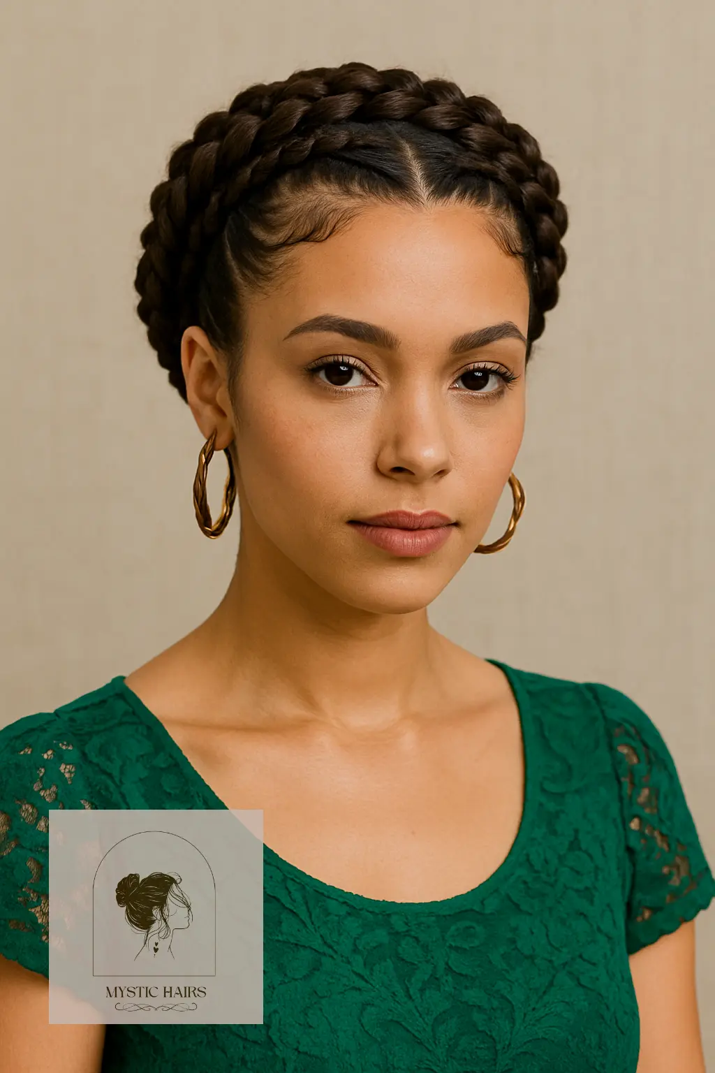 Hao Braid With Twisted Crown Detail