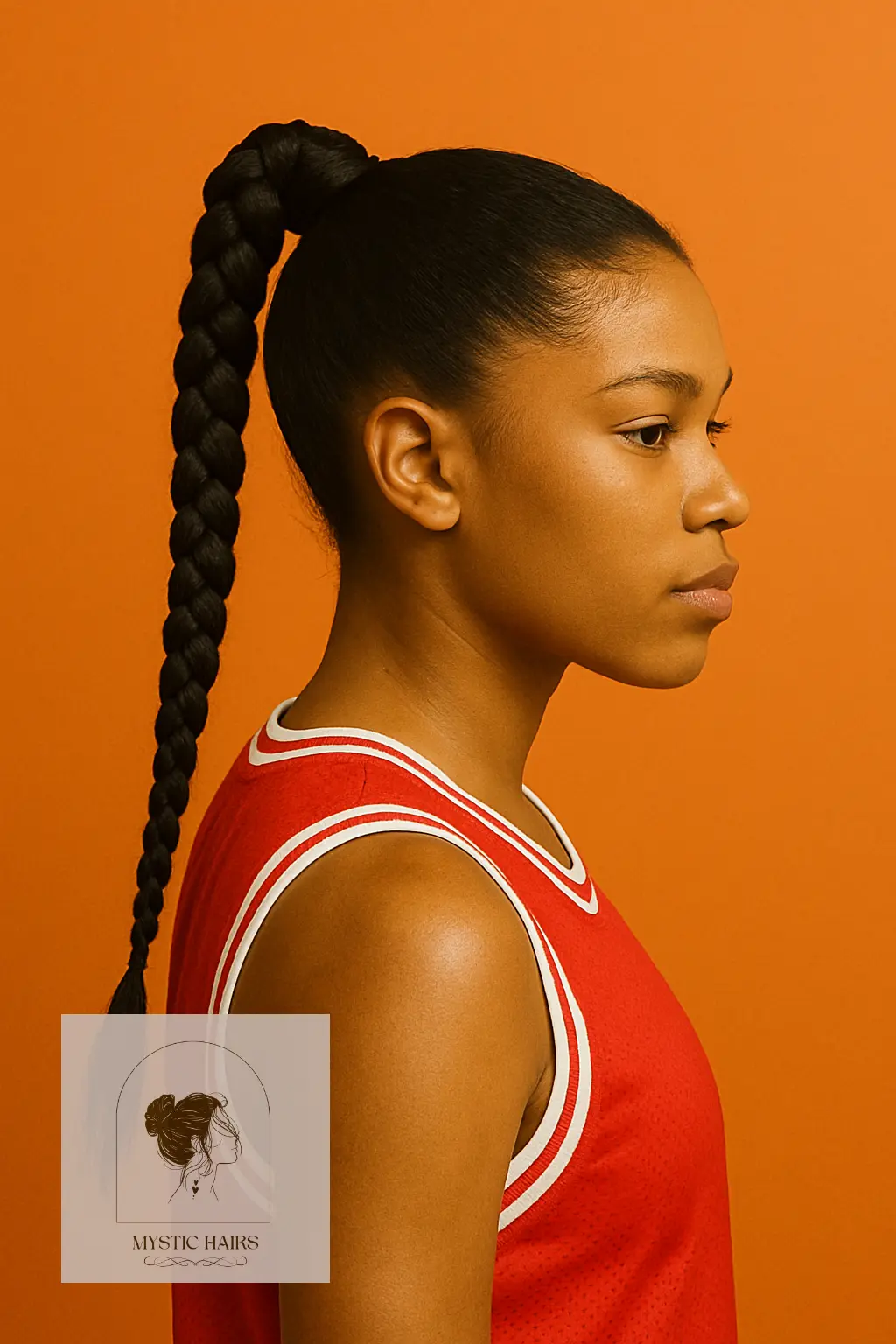 High Braided Ponytail