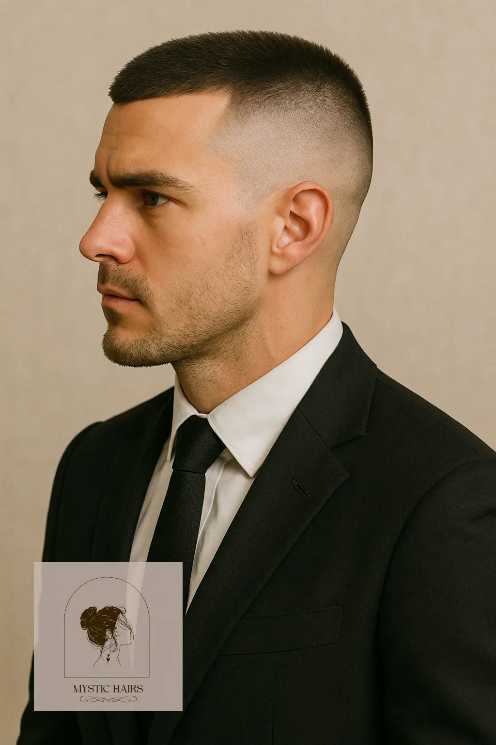 High and Tight with Defined Hairline