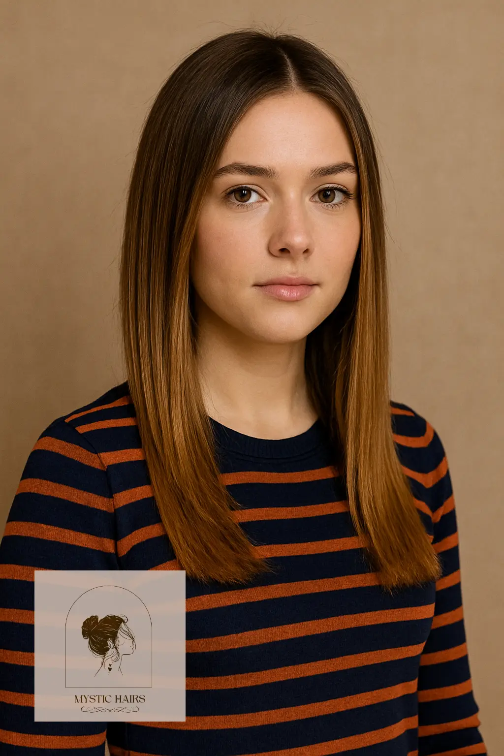Honey Balayage for Straight Hair
