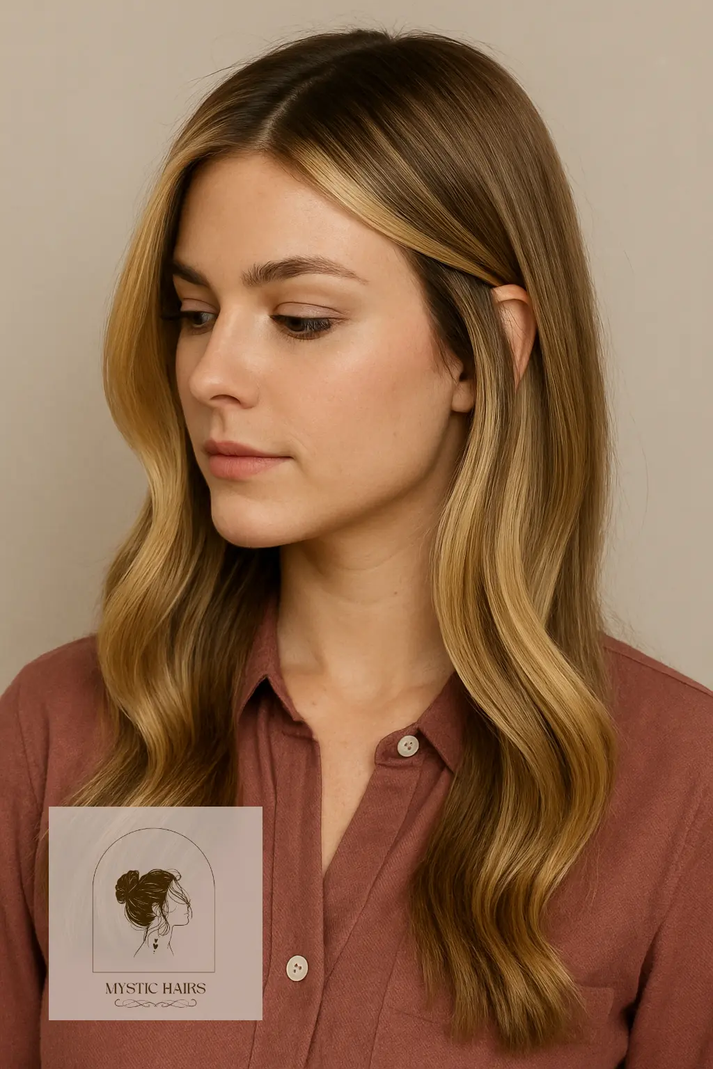 Honey Beige Money Piece