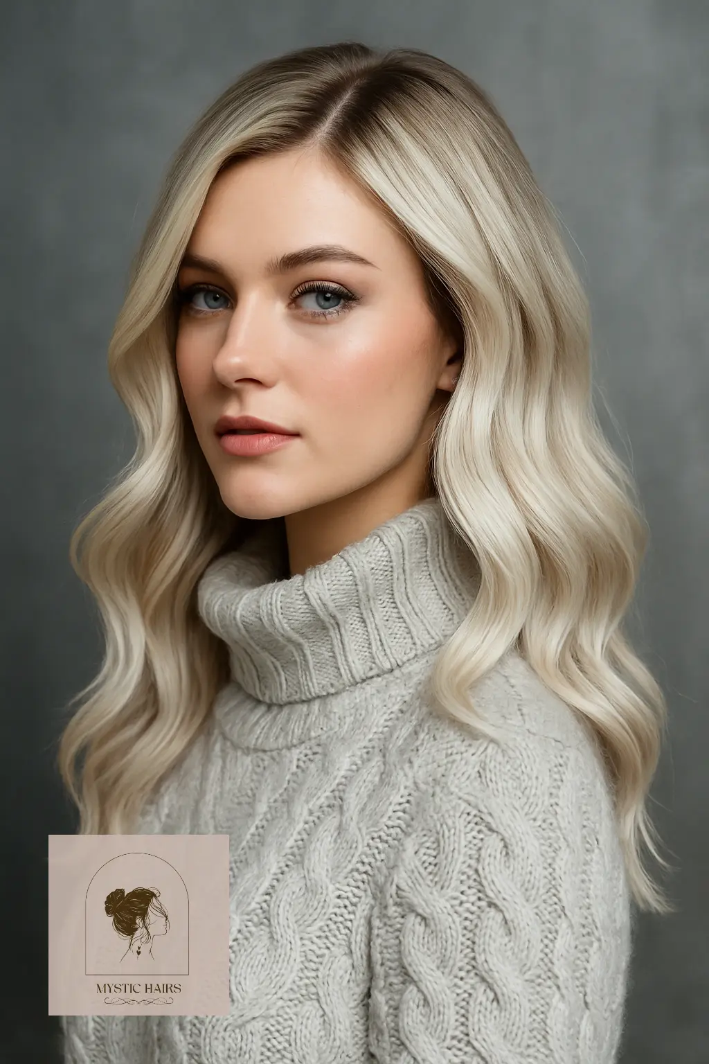Icy Pearl Blonde Balayage