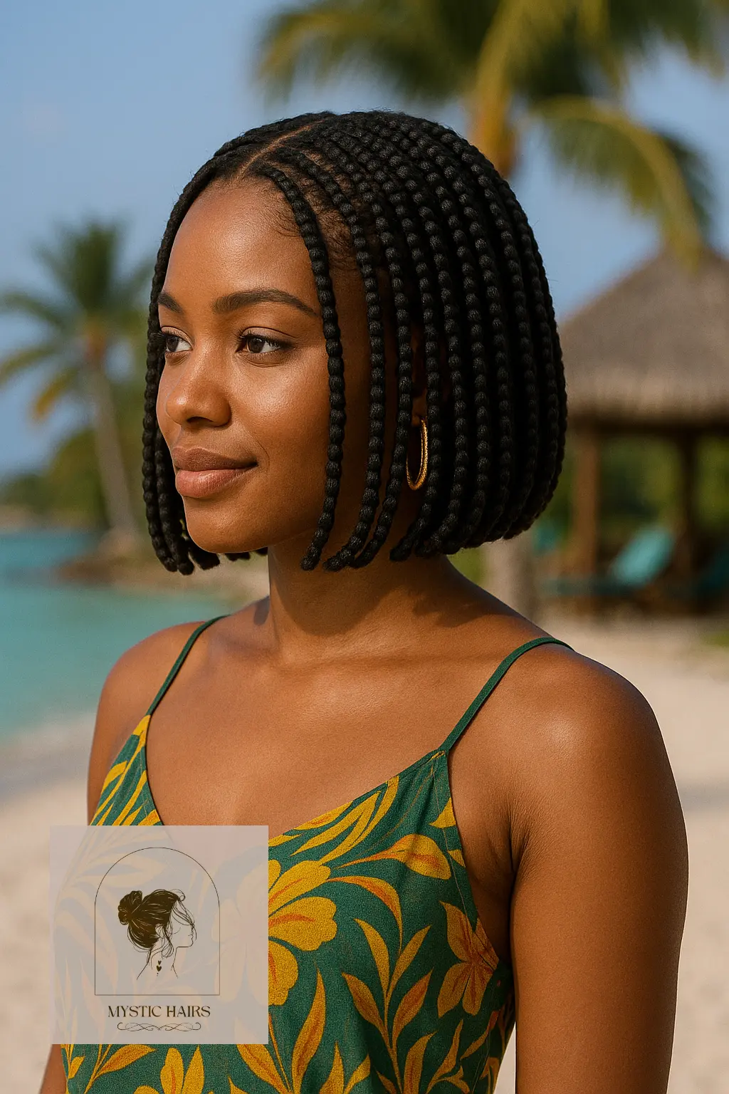 Knotless Braids In Bob Style