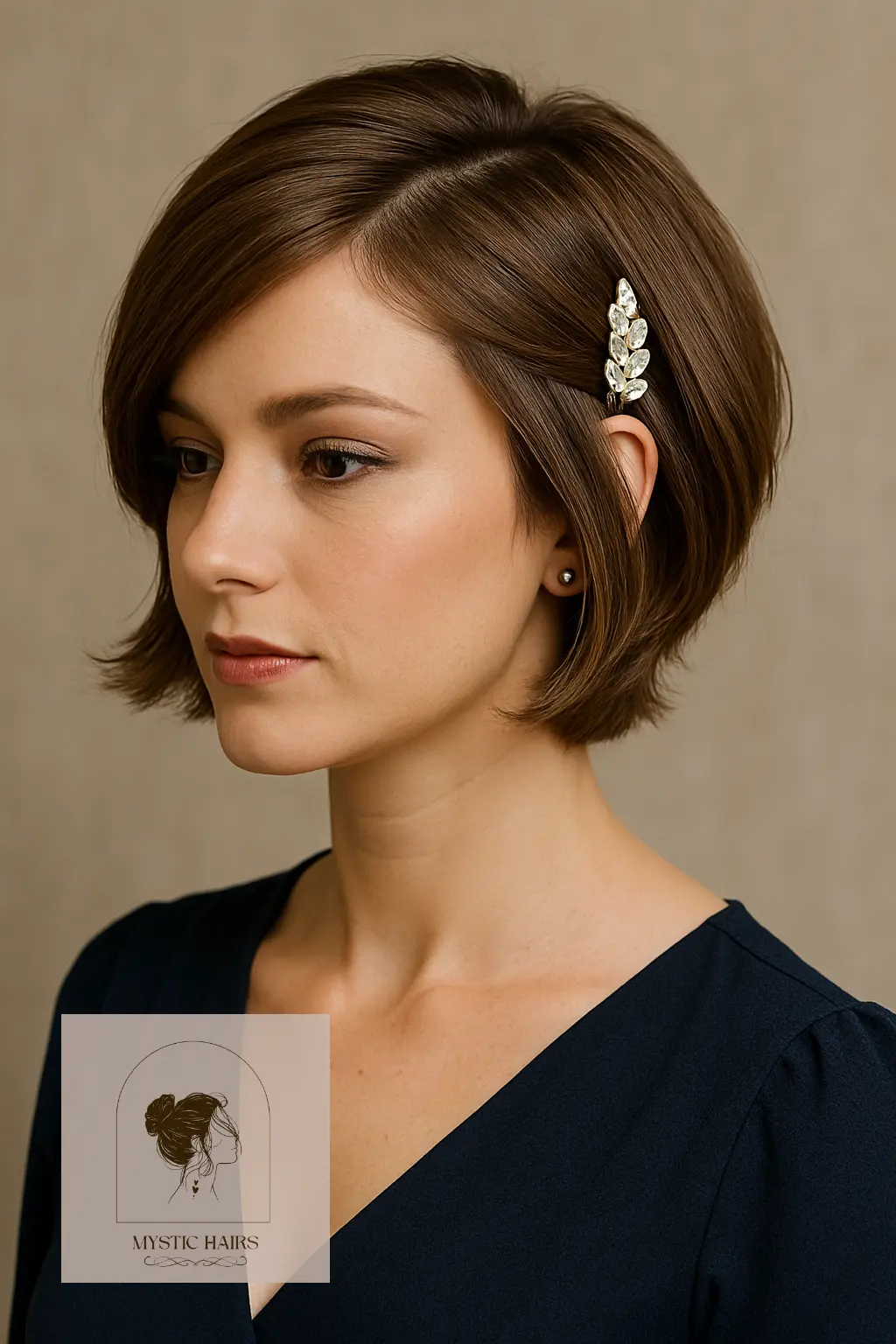 Layered Bob with Side Clip