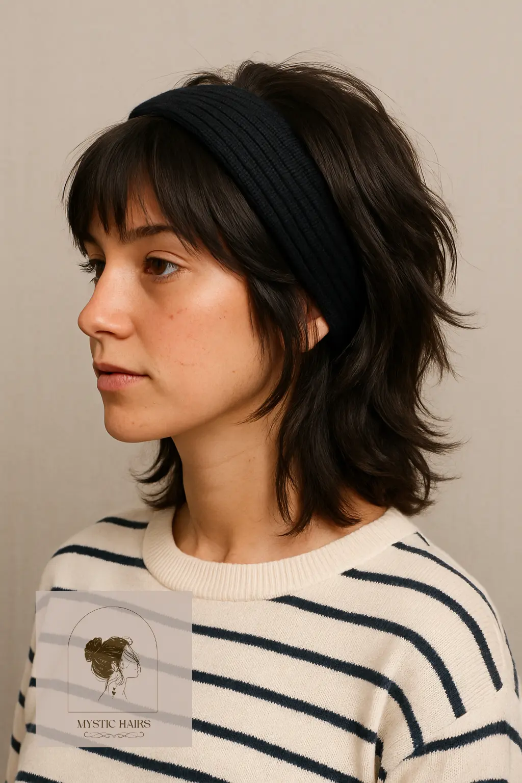 Layered Shag with Ribbed Headband