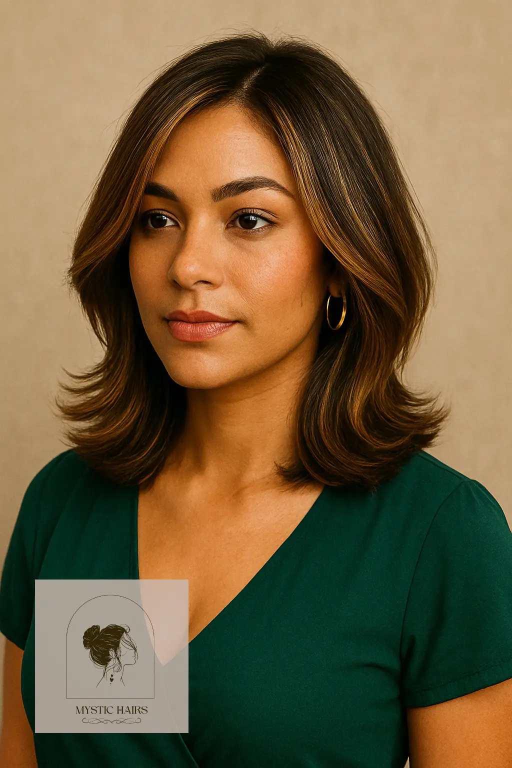 Lob With Feathered Ends and Highlights