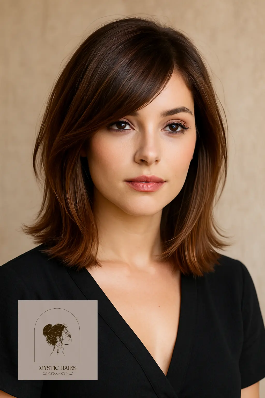 Lob With Long Side Bangs
