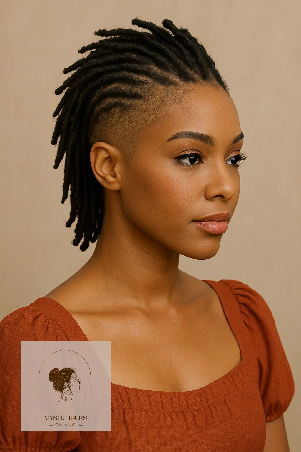 Loc Mohawk With Shaved Sides