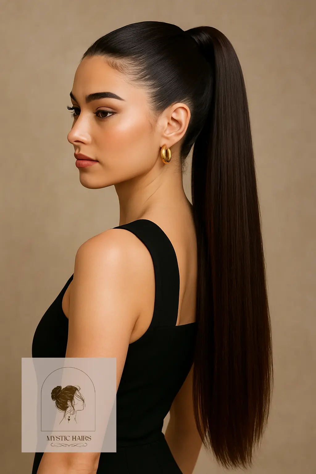 Long Ponytail with Clip-In Extensions
