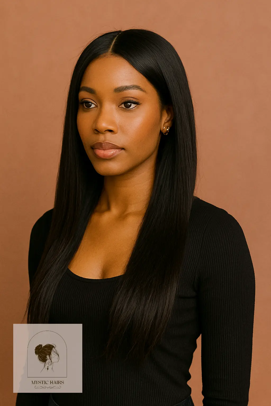 Long Straight Wig with Layers