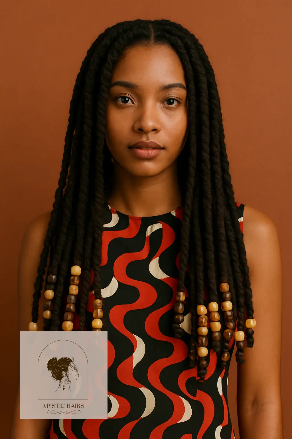 Long Twists with Beads