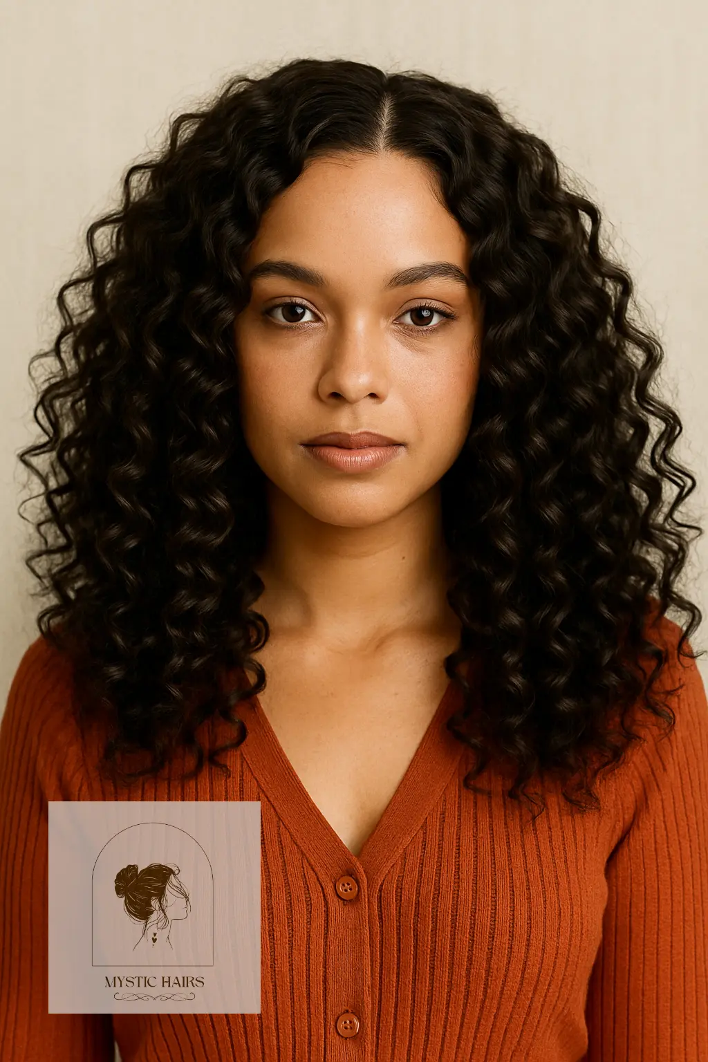 Loose Crochet Curls With Invisible Part