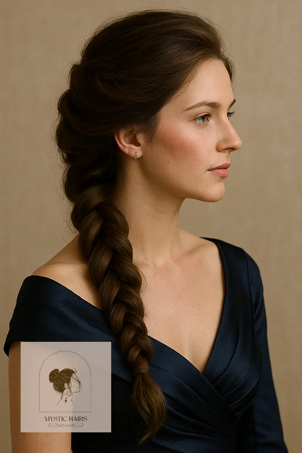 Loose Side Braid with Volume