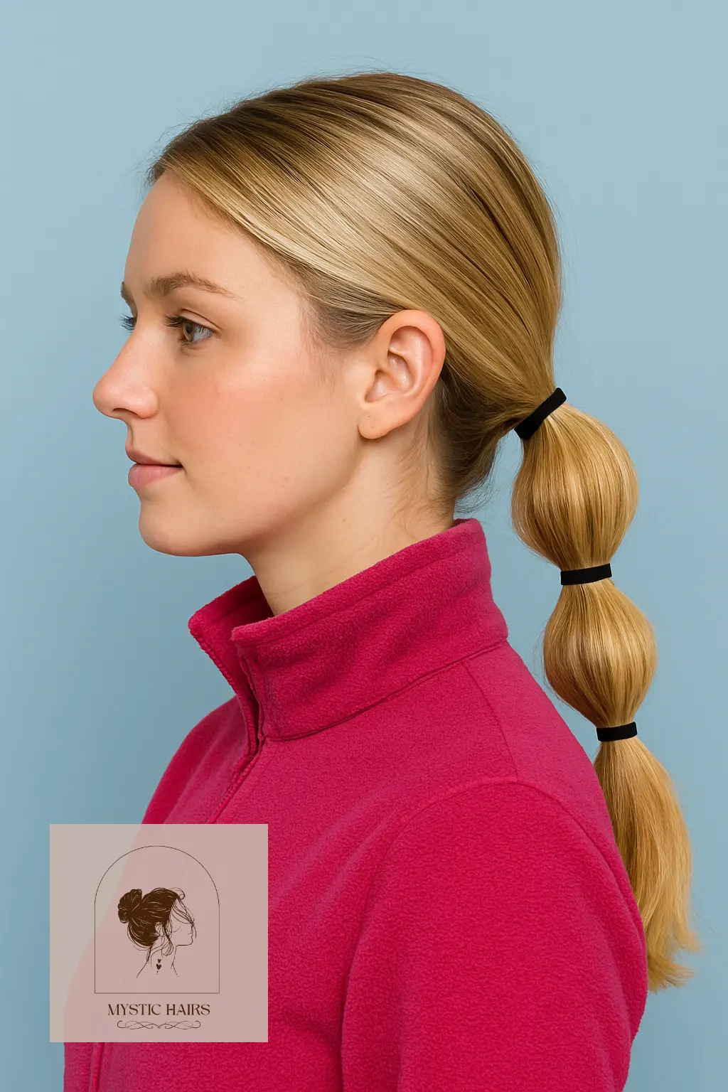 Low Bubble Ponytail