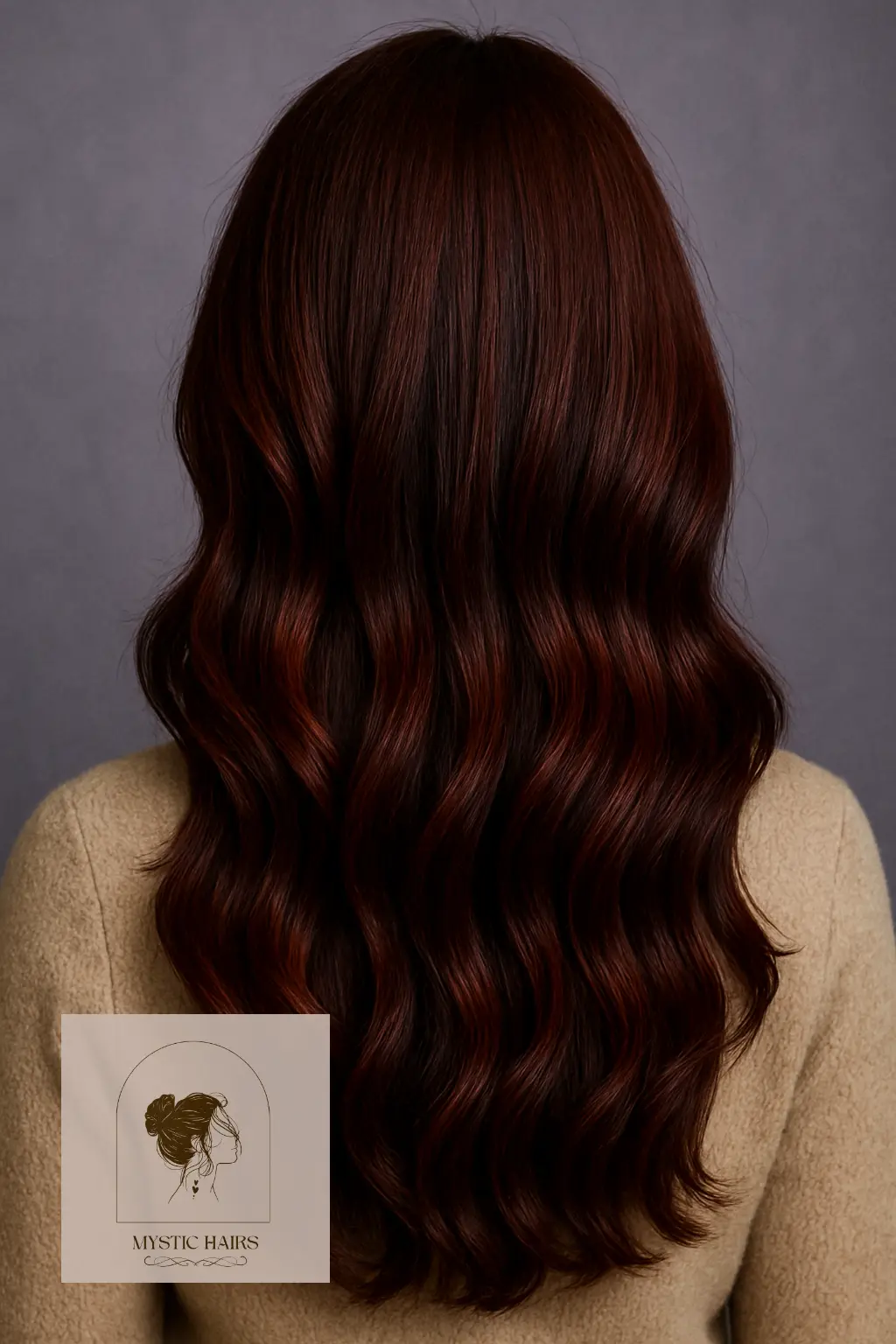 Mahogany with Plum Lowlights