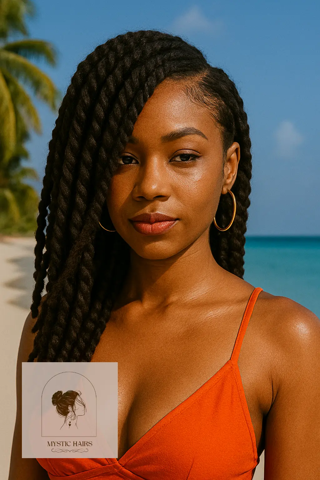 Marley Twists With Side Part