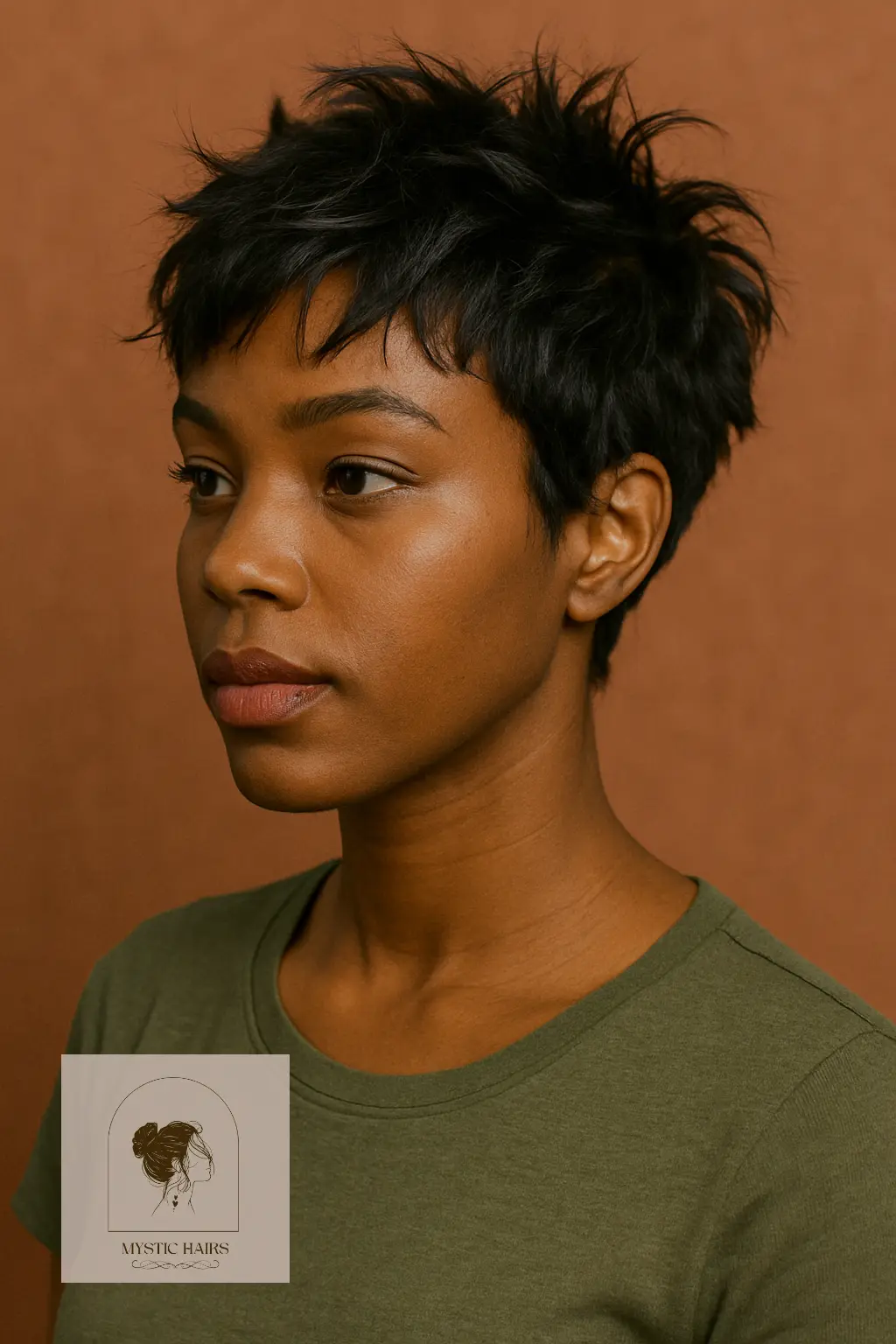 Messy Pixie with Piecey Texture